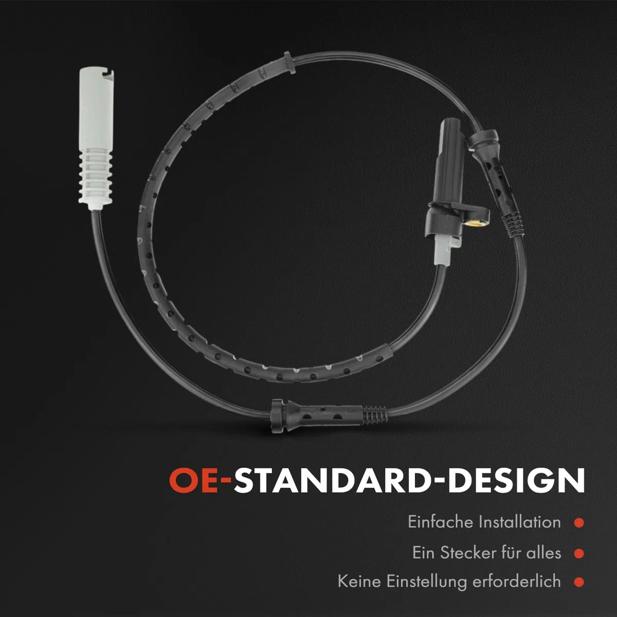 Frankberg Sensore Velocità Ruota ABS Sensore ABS ABS Speed Sensore Compatibile con Serie 5 E39 520i 523i 525tds 525td 528i 535i 540i Serie 5 Touring E39 523i 525tds 528i 540i Replace# 34521182160