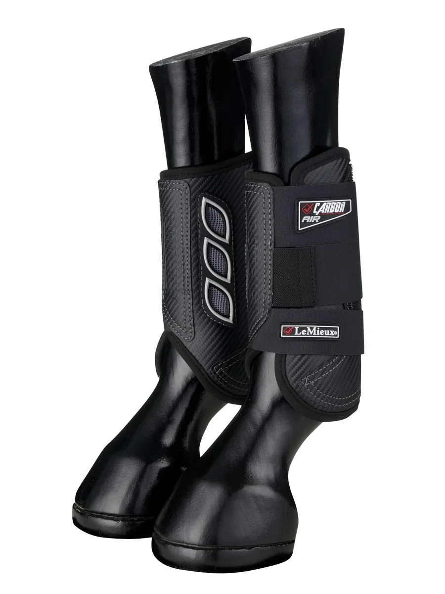 LeMieux Carbon Air XC Stivali Anteriore - Nero