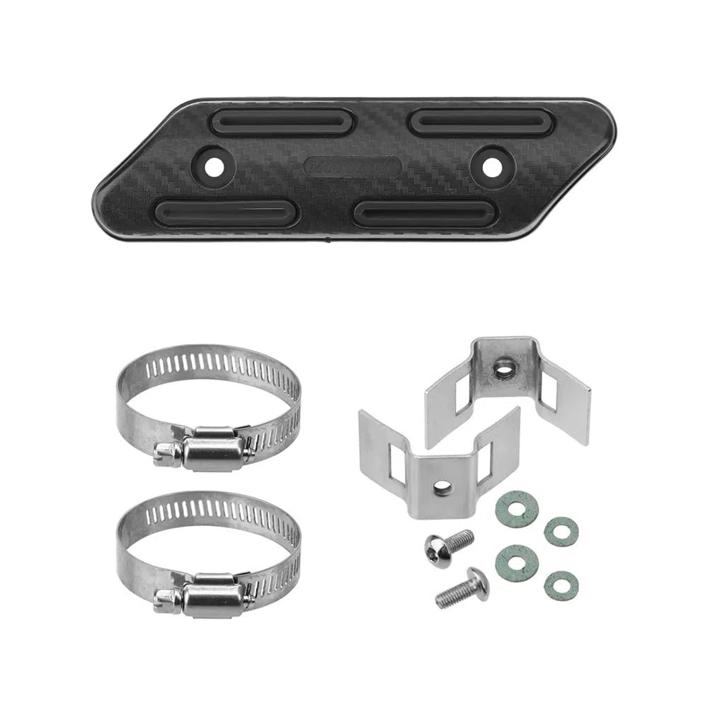 scudo termico scarico Per EXC SXF XC SX EXCF XCW 125 250 350 450 525 530 2019 2018 2017 2016 Protezione Antiscottatura Protezione Scudo Termico Di Scarico