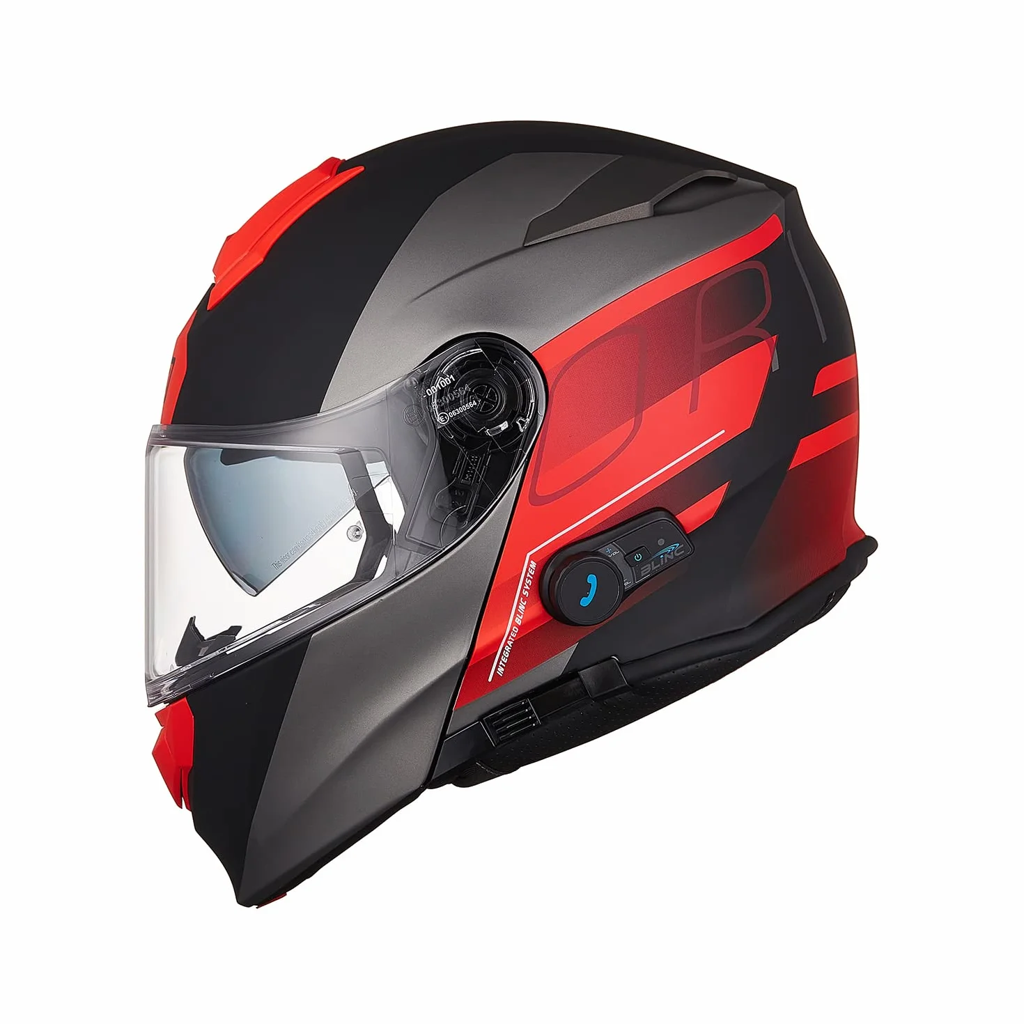 ORIGINE Casco Moto Modulare Bluetooth Omologato ECE Voice Dial Casco Moto Chiamata Vivavoce 22-06