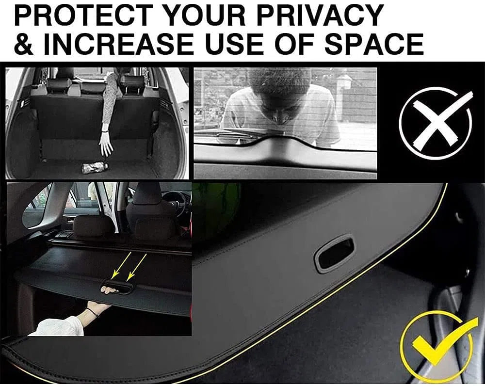 Copertura Bagagliaio Posteriore Per Jeep Compass 2012 2013 2014 2015 2016 Mensola Cappelliera Retrattile Per Auto Avvolgibile Ripiano Posteriore Copribagagli Accessori Interni