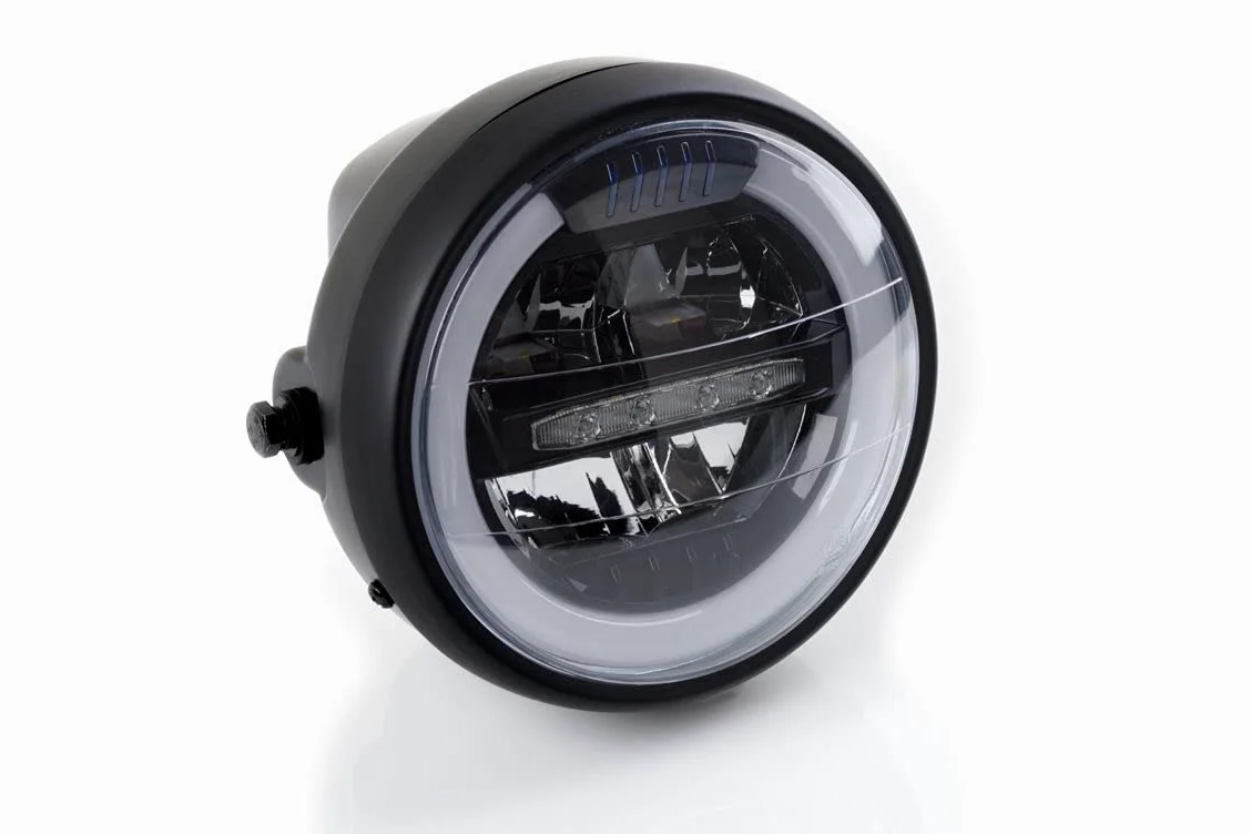 Puig 1944N fari LED per motociclette con alta potenza luminosa e design efficiente per migliorare visibilità e sicurezza, Nero