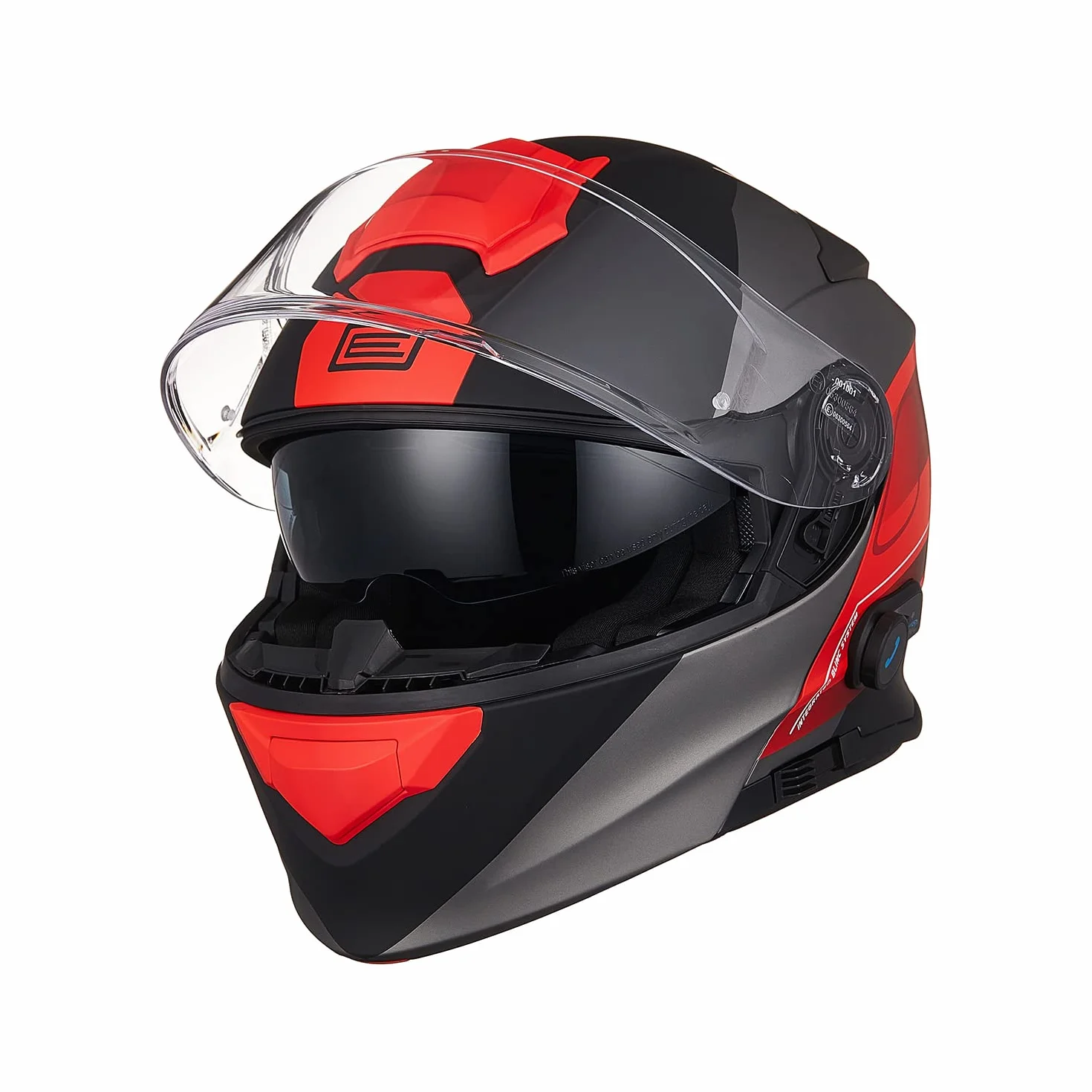 ORIGINE Casco Moto Modulare Bluetooth Omologato ECE Voice Dial Casco Moto Chiamata Vivavoce 22-06