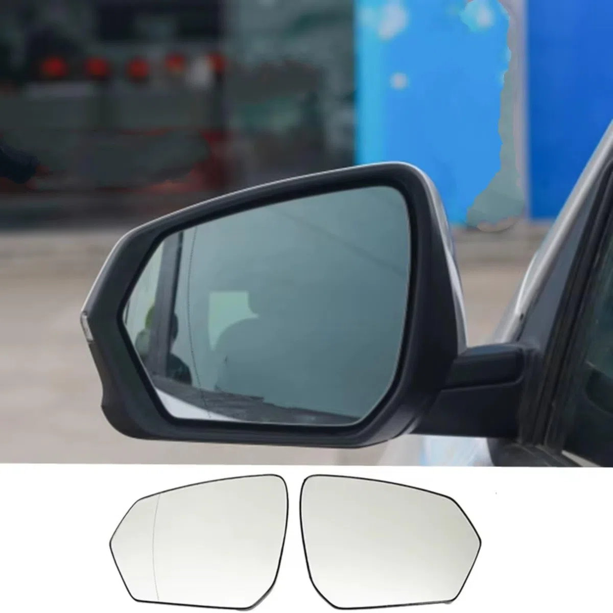 Specchio laterale vetro Per Chevy per Equinox 2017-2022 Vetro Retrovisore | Accessori per autoveicoli con lente per specchietto retrovisore riscaldante in vetro per specchietto laterale(Pair)