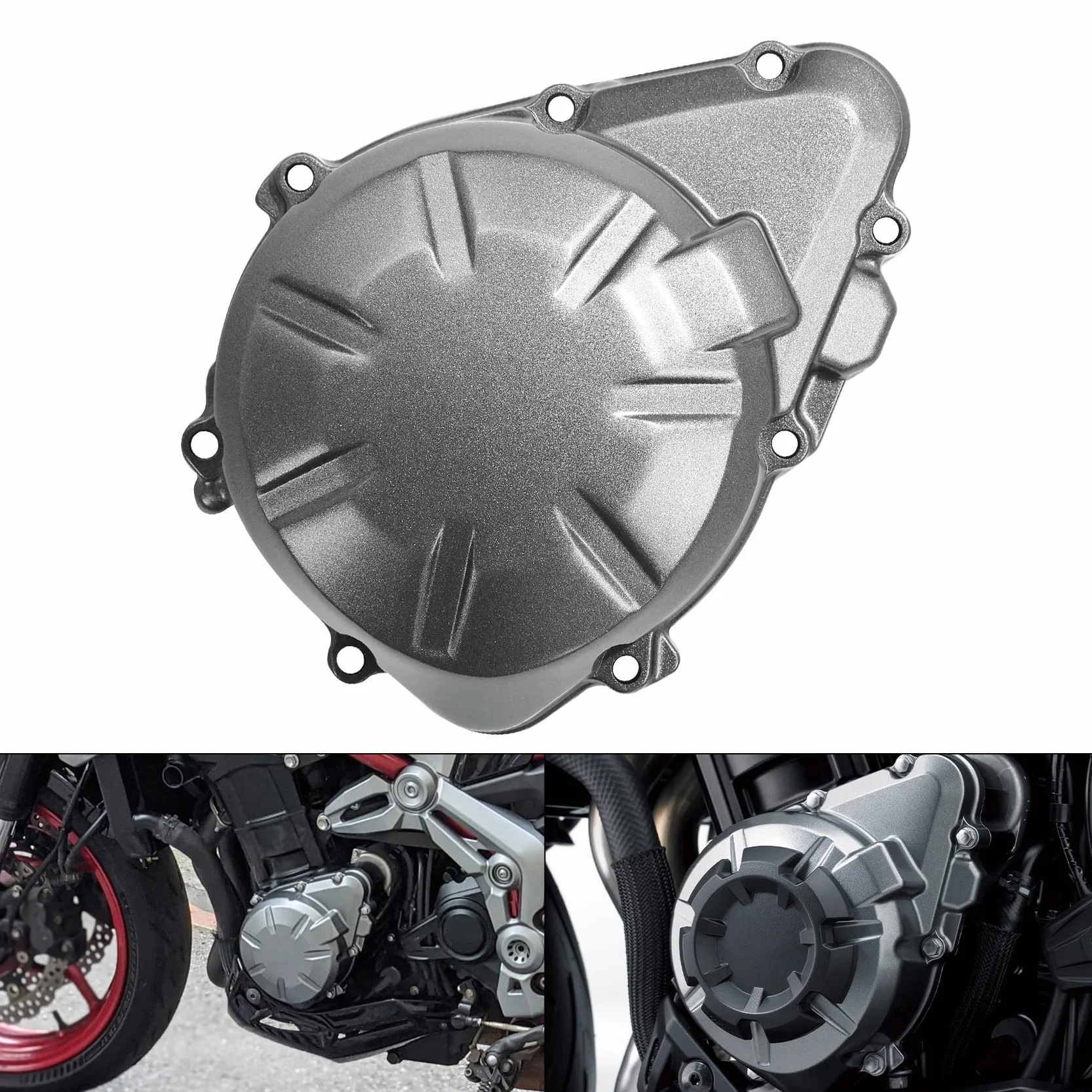 Moto Coperchio Statore Motore Protezione Carter Compatibile con Kawasaki Z900 ABS 2017-2019