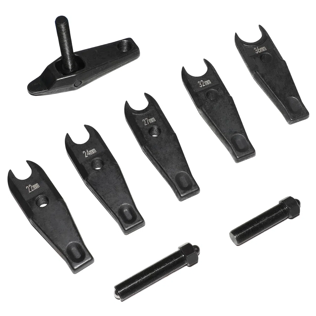 DPTOOL Estrattore Giunti Sferici Bracci di Controllo per impieghi gravosi Fuso a snodo Attrezzo per la rimozione delle estremità del Tirante 22mm 24mm 27mm 31mm 36mm per BMW/Benz
