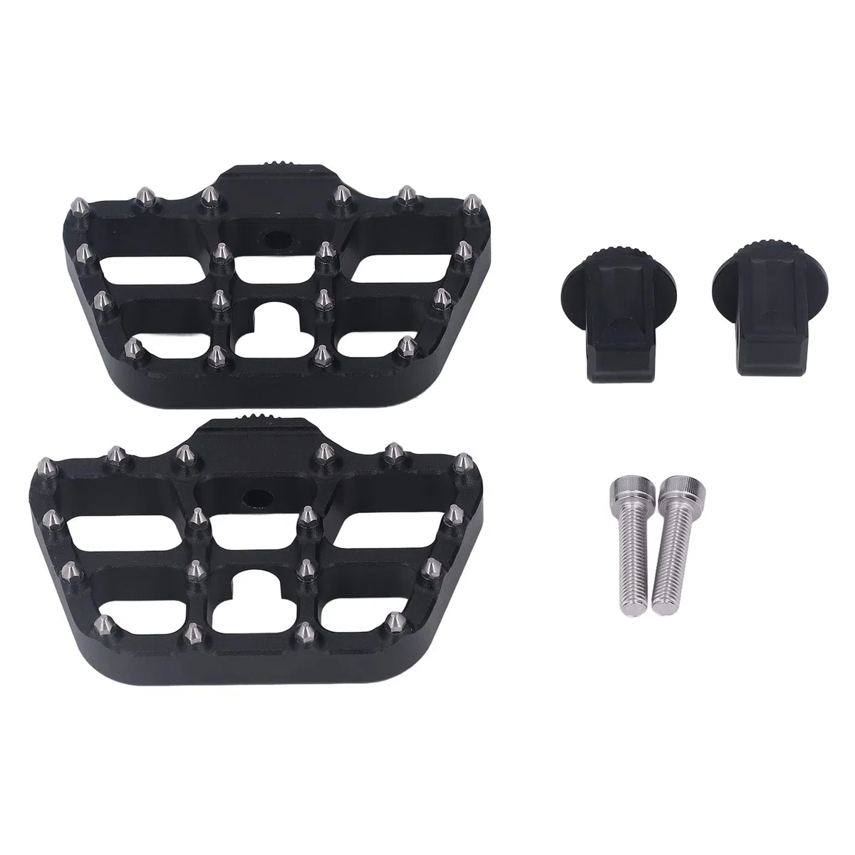 AMONIDA Pedane per Moto Pedane Posteriori Ad Alta Resistenza Anodizzate per F900R F900XR 2020-2022 Vestibilità Perfetta con Superficie Antiscivolo (SILVER)