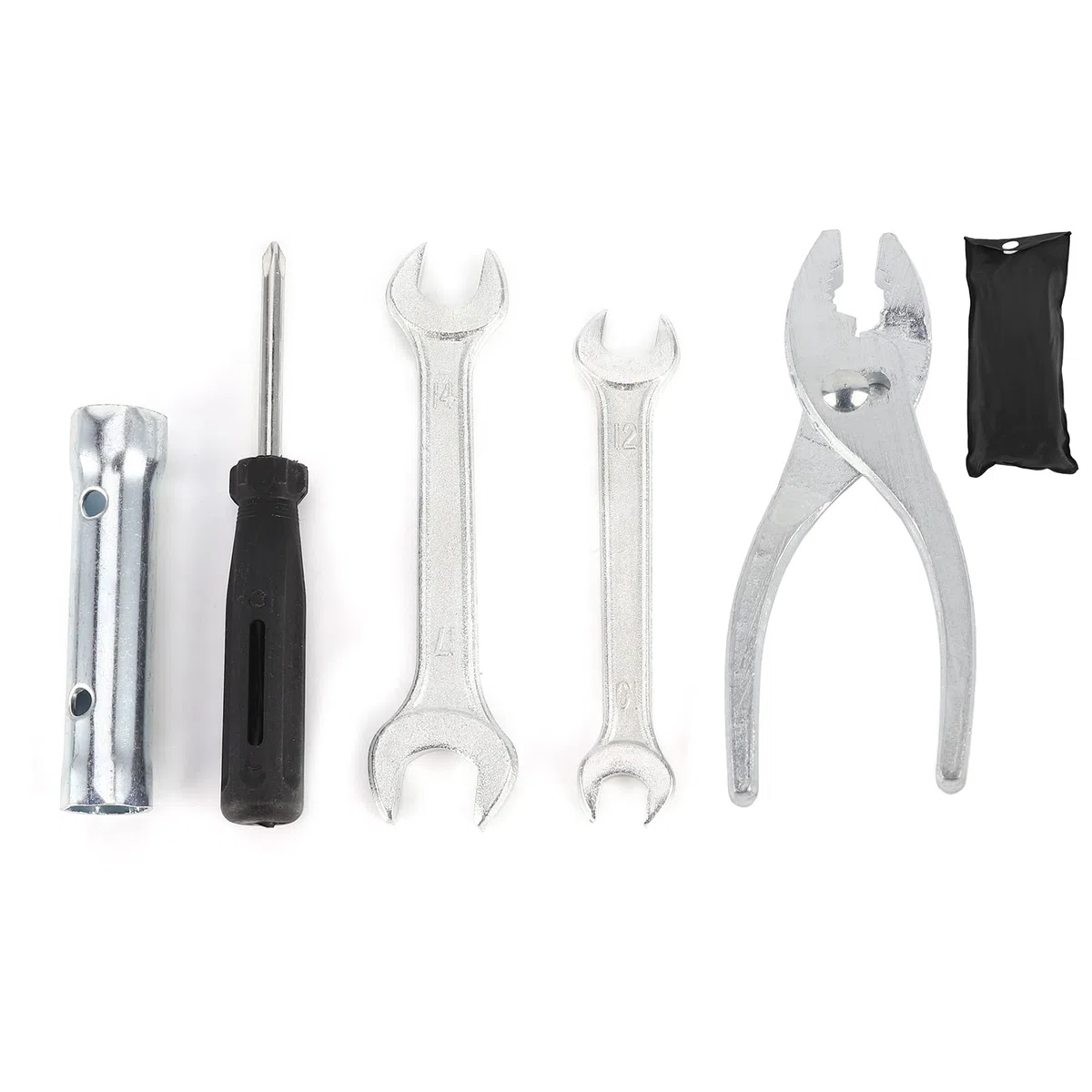 Kit di attrezzi per riparazione moto universale Chiave + Cacciavite + Pinza + Set di attrezzi per prese per candele