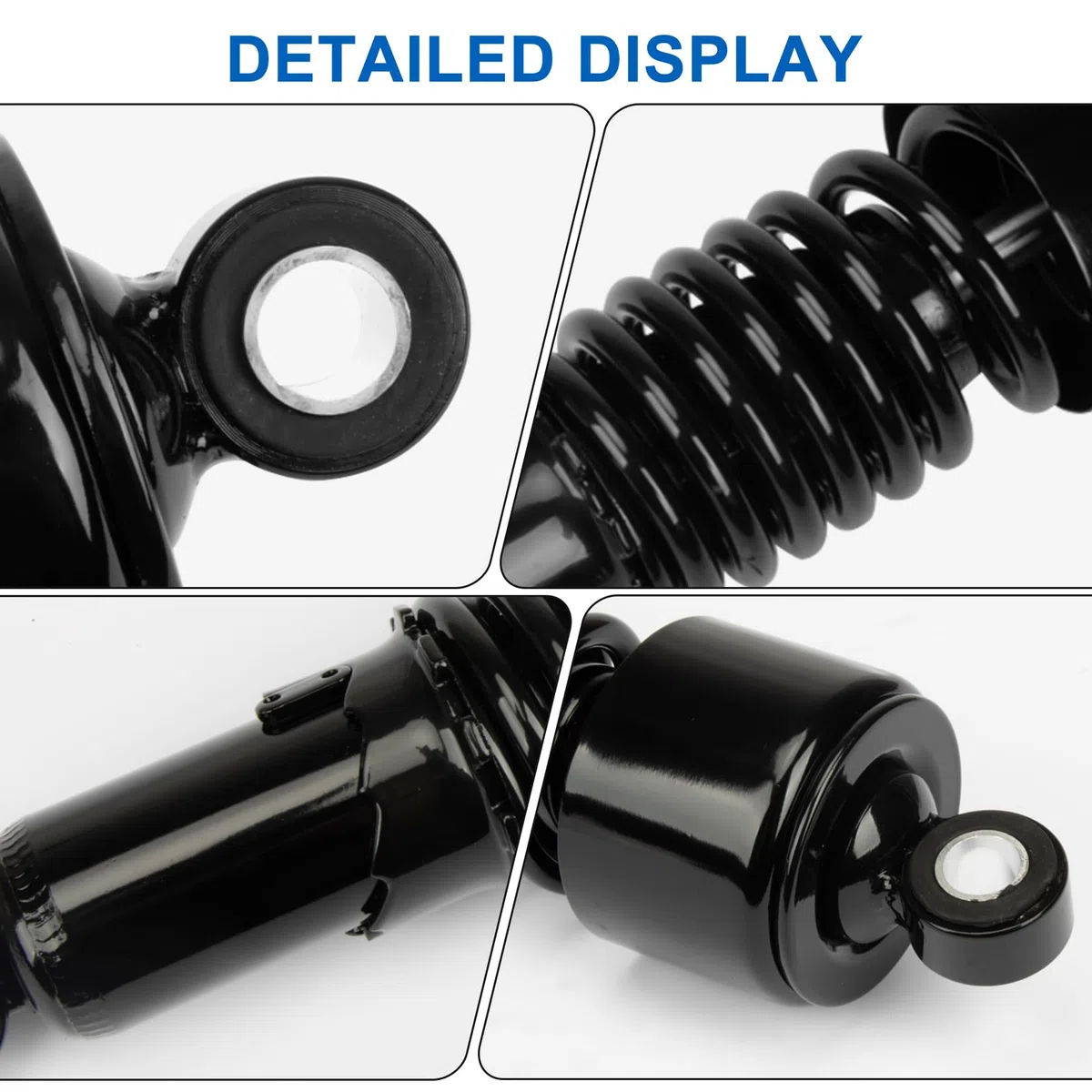 PSLER Kit sospensione posteriore Ammortizzatore posteriore Kit di abbassamento ammortizzatori posteriori Precarico regolabile 10,5 '' per Sportster XL 883 1200 1988-2023 Touring Street Road Electra