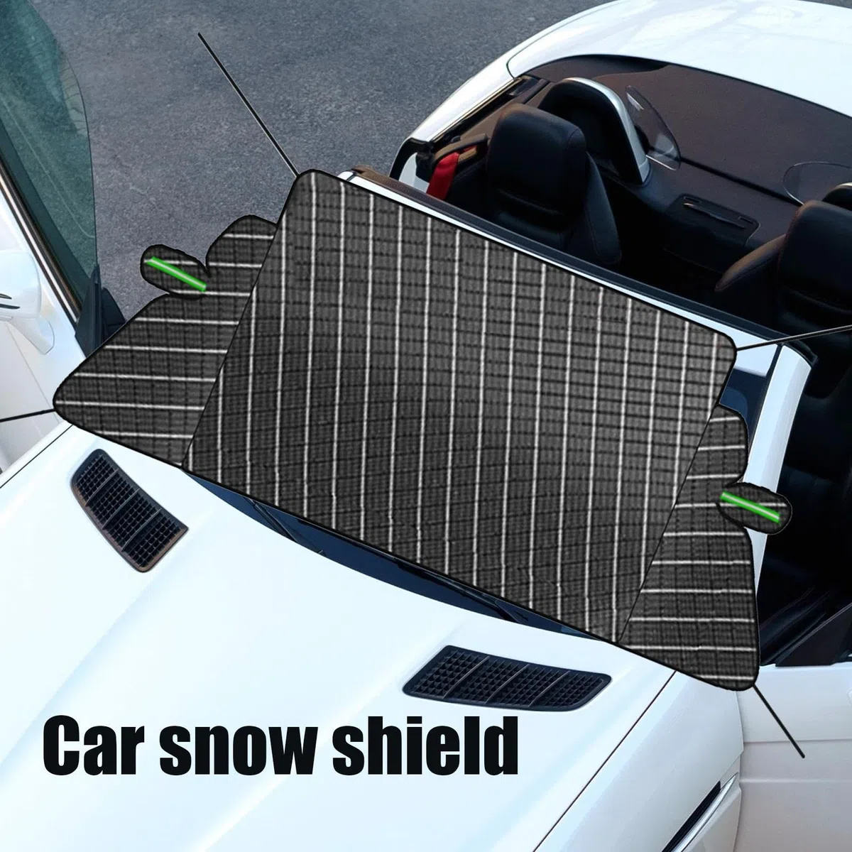Copertura per ghiaccio del parabrezza auto, copertura del parabrezza per | automobilistici invernali, protezione del parabrezza, scudo e finestre c