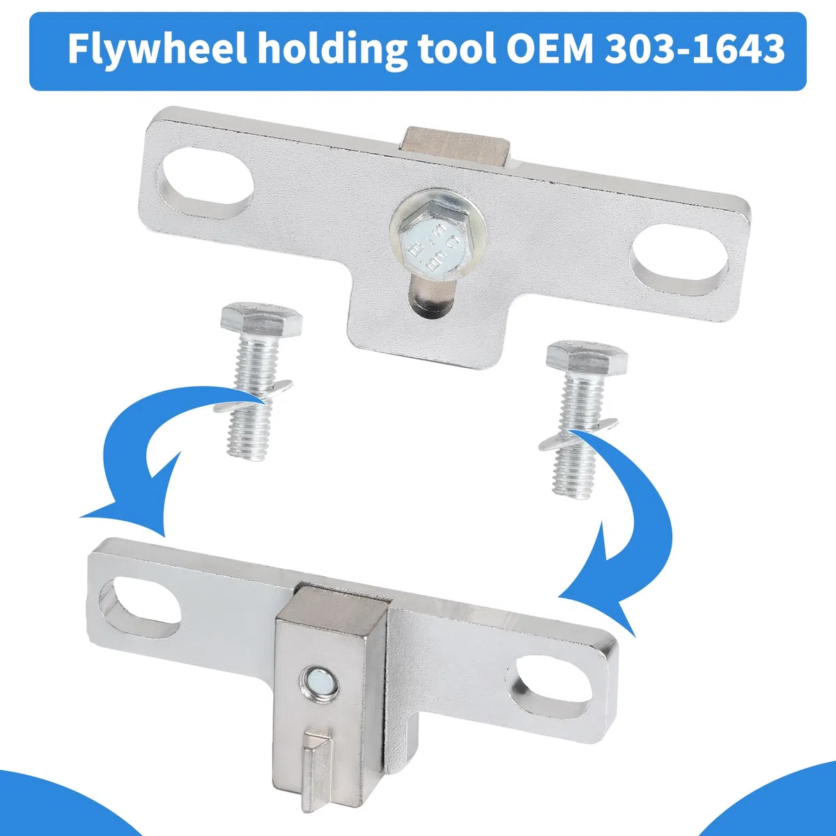 DBREAKS Strumento di Regolazione del Motore per Auto Compatibile con Ford Transit EcoBlue 2.0 TDCi, Strumento di Fasatura del Motore 303-1637, 303-1643, 303-1650, Blocco Albero a Camme dei Motori