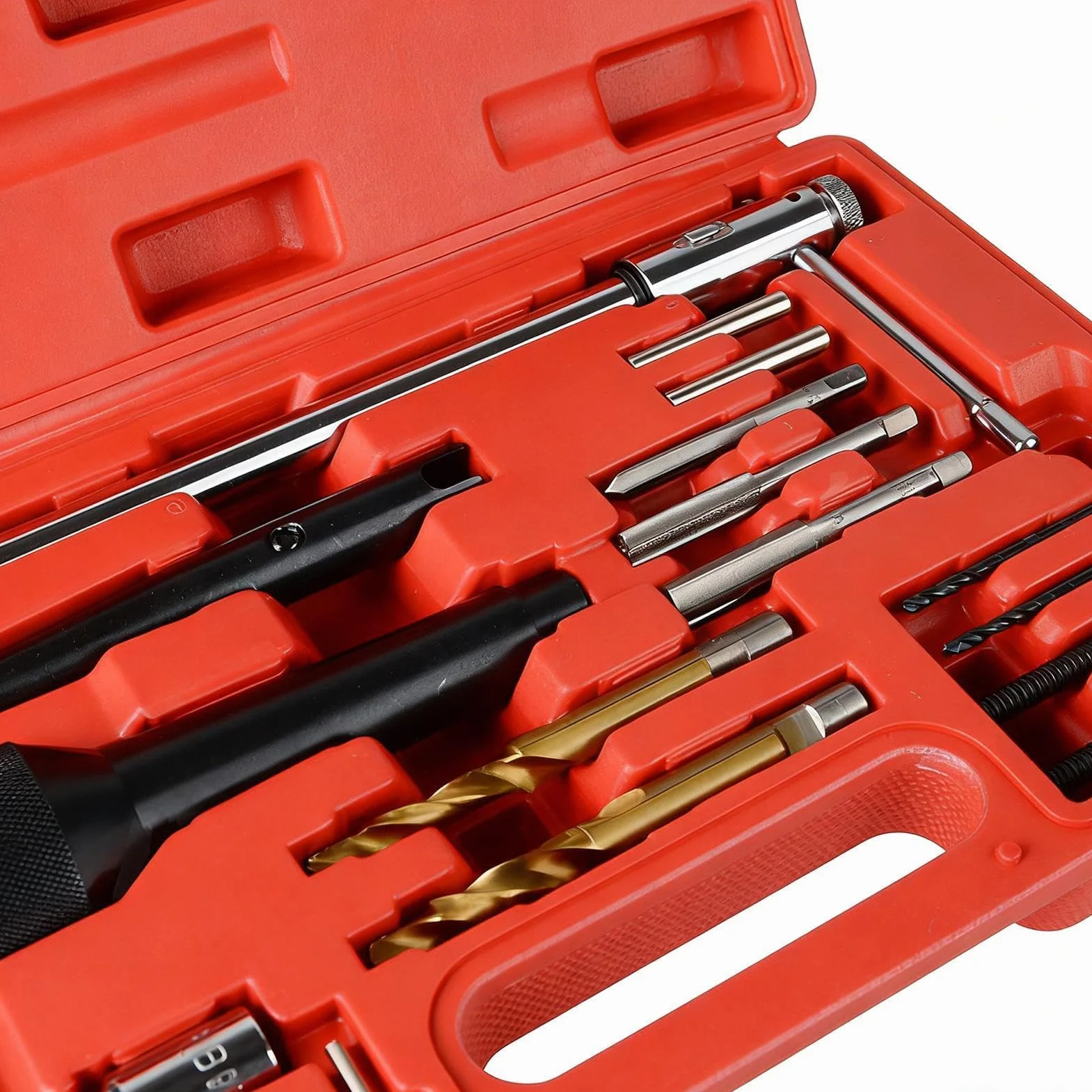 Strumento di rimozione della spina del motore, 16 pezzi M8 M10 con custodia, strumento di rimozione della spina del motore, per professionisti tecnici garage manutenzione stagionale