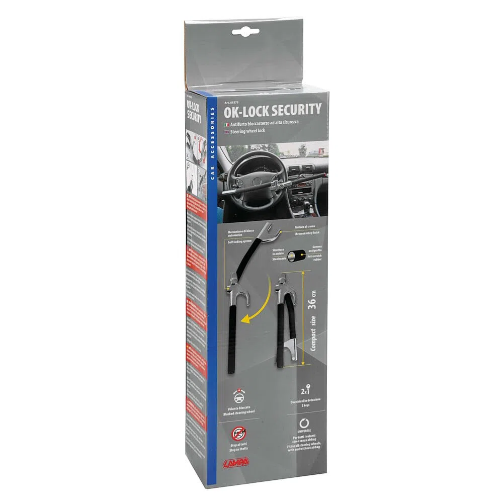 Lampa 65372 OK-Lock security, Asta bloccasterzo