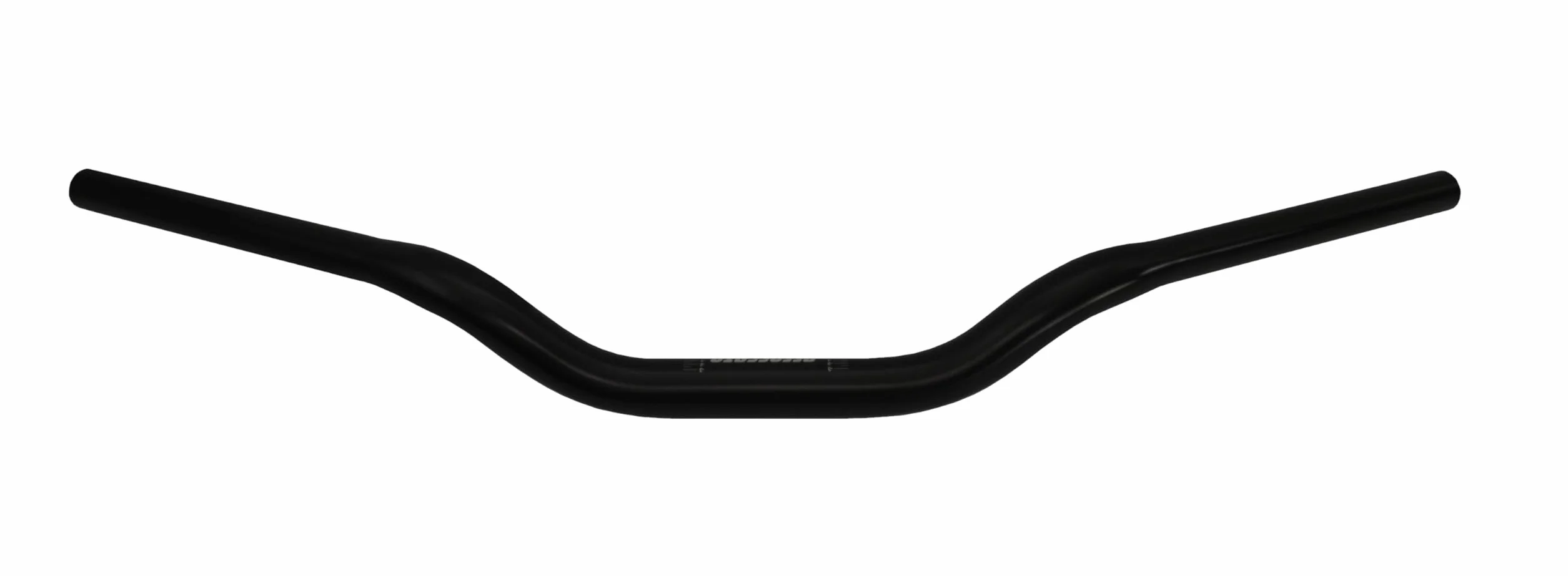 Manubrio Accossato nero in alluminio per Aprilia RSV 1000 Tuono dal 2002 al 2005 (CC 1000), diametro 28,5 mm, altezza media
