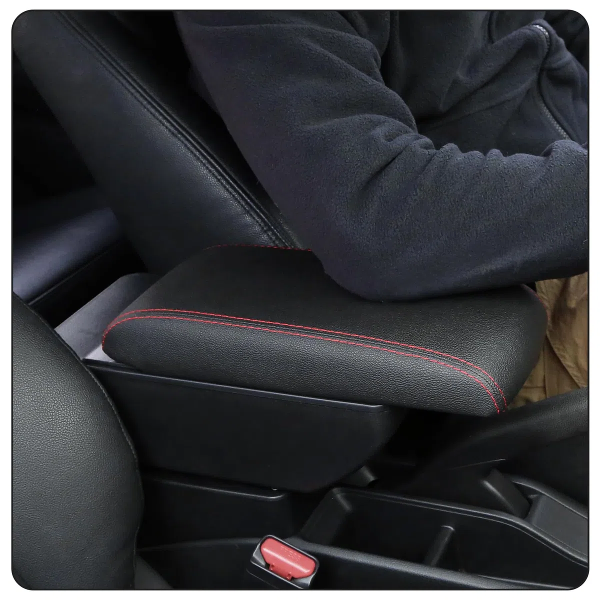 YJYWZH Compatible with Seat Arona Braccioli Bracciolo Doppio Strato Auto Console Centrale Scatola Portaoggetti Supporto del Braccio Interni Parti e Accessori