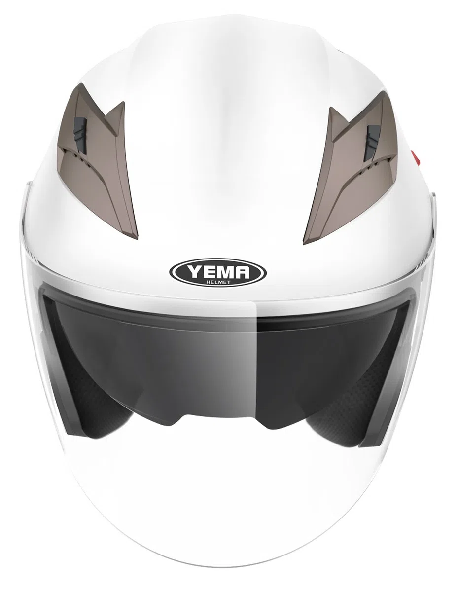 Casco Jet Moto YEMA YM-627 | Doppia Visiera Antiappannante | Omologato ECE 22.06 | Leggero & Ben Aereato | Per Scooter e Città