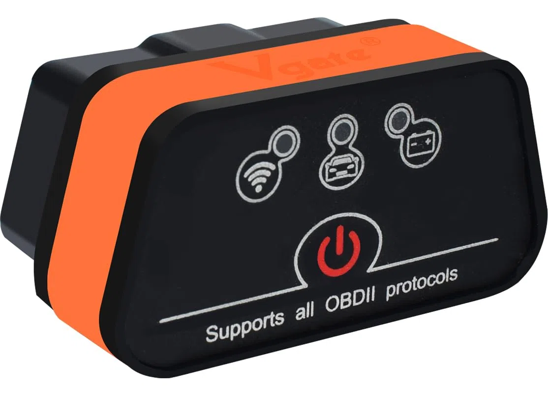 Vgate iCar2 Mini OBD2 WiFi Scanner Veicoli Scansione Interfaccia Adattatore Check Engine Light Auto Strumento di diagnostica per iOS&Android con Auto Sleep Dongle.