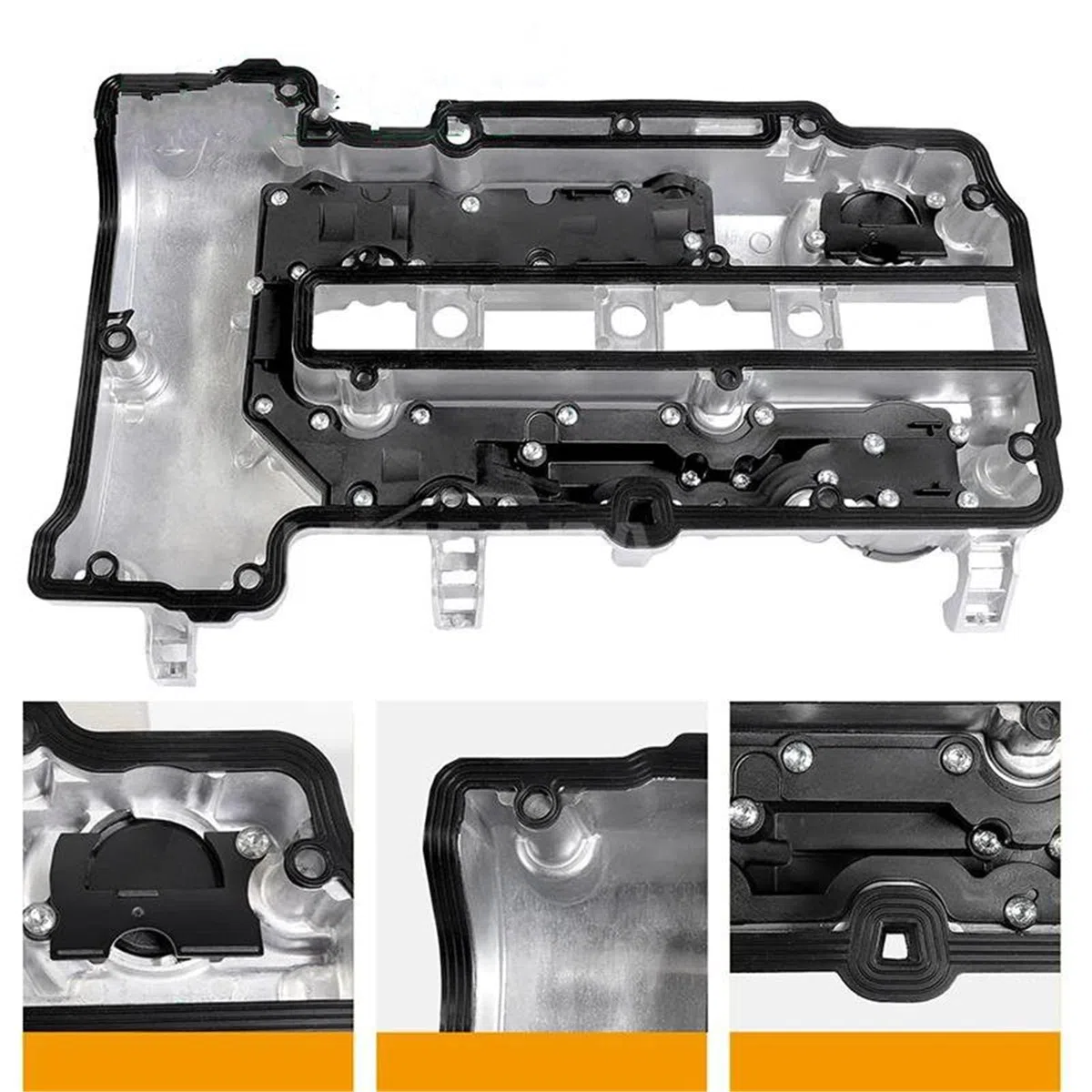 Coperchio valvola auto Per Chevy Per Cruze Per Sonic Per Trax 1.4L 2013-2018 Coperchio Della Valvola Del Motore In Alluminio Con Guarnizione 25198874 25198498 Punterie Valvola Motore