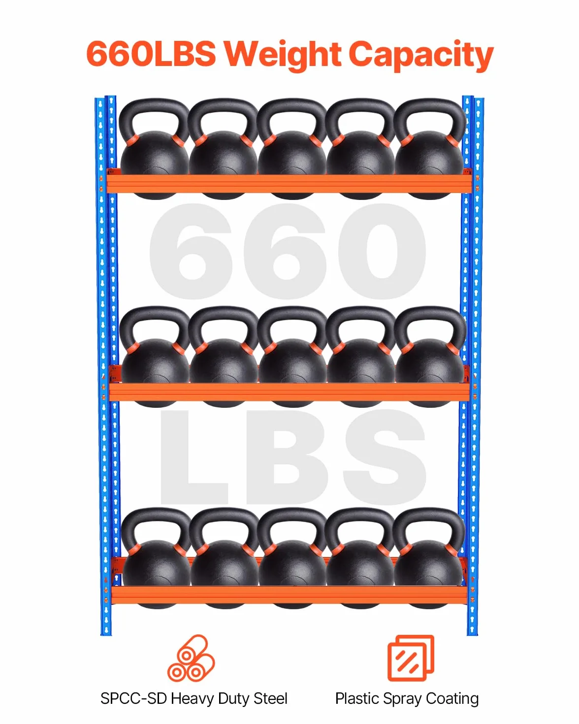VEVOR Scaffale Porta Gomme Auto a 3 Ripiani, Fino a 18 Pneumatici Standard, Supporto Pneumatici per Impieghi Gravosi SPCC-SD con Spaziatura Regolabile per Garage e Officina, capacità di Carico 300 kg
