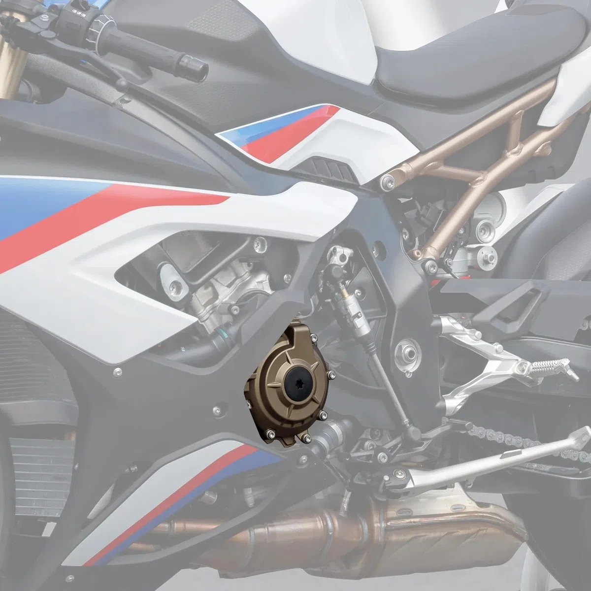 Carter Motore Coperchio Coperchio Statore Motore Per Moto Per BMW S1000RR S1000R S1000 S 1000 RR R 2019-2025 Coperchi Carter Tappo Laterale Tappo Dello Statore Moto