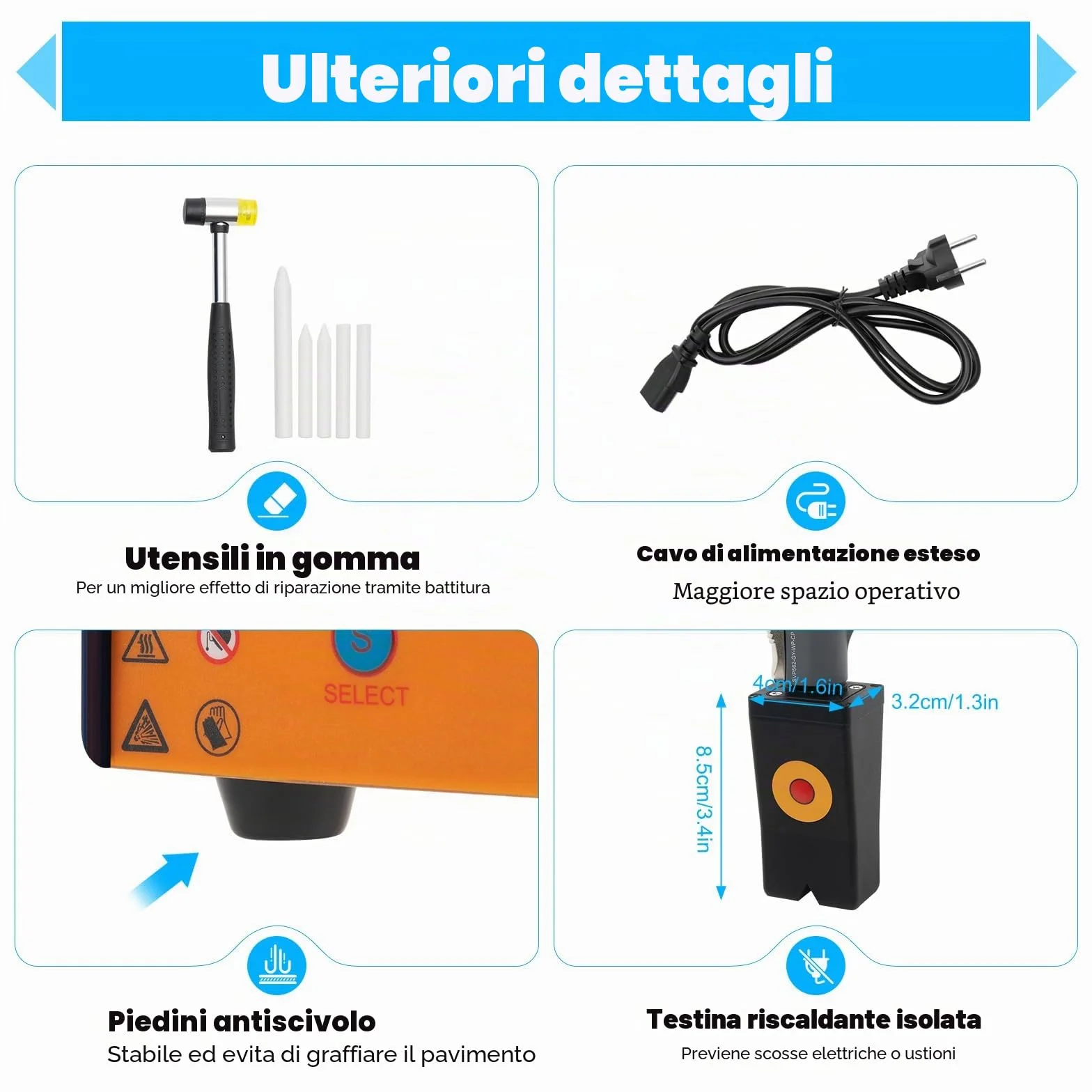 Strumento elettromagnetico di riparazione delle ammaccature, strumento di riparazione auto, per auto senza verniciatura