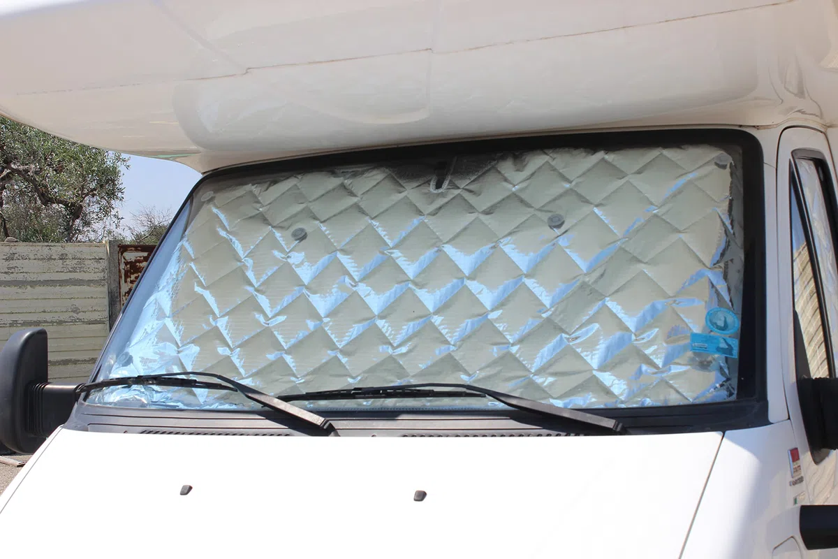 CamperBros - Oscurante Termico Interno Cabina - 3 Pezzi 9 Strati - Camper Master 2003-2010