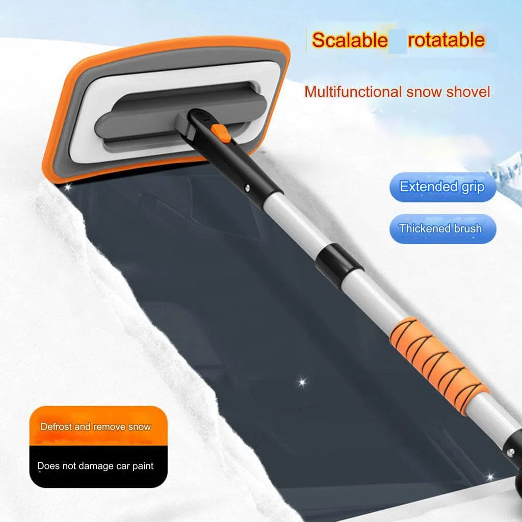 Raschiaghiaccio Spazzola da Neve per Audi A1 4door 2010-2015,2 in1 Raschietto Ghiaccio con Manico in Schiuma per Parabrezza e Finestrini Dellauto,A-Blue