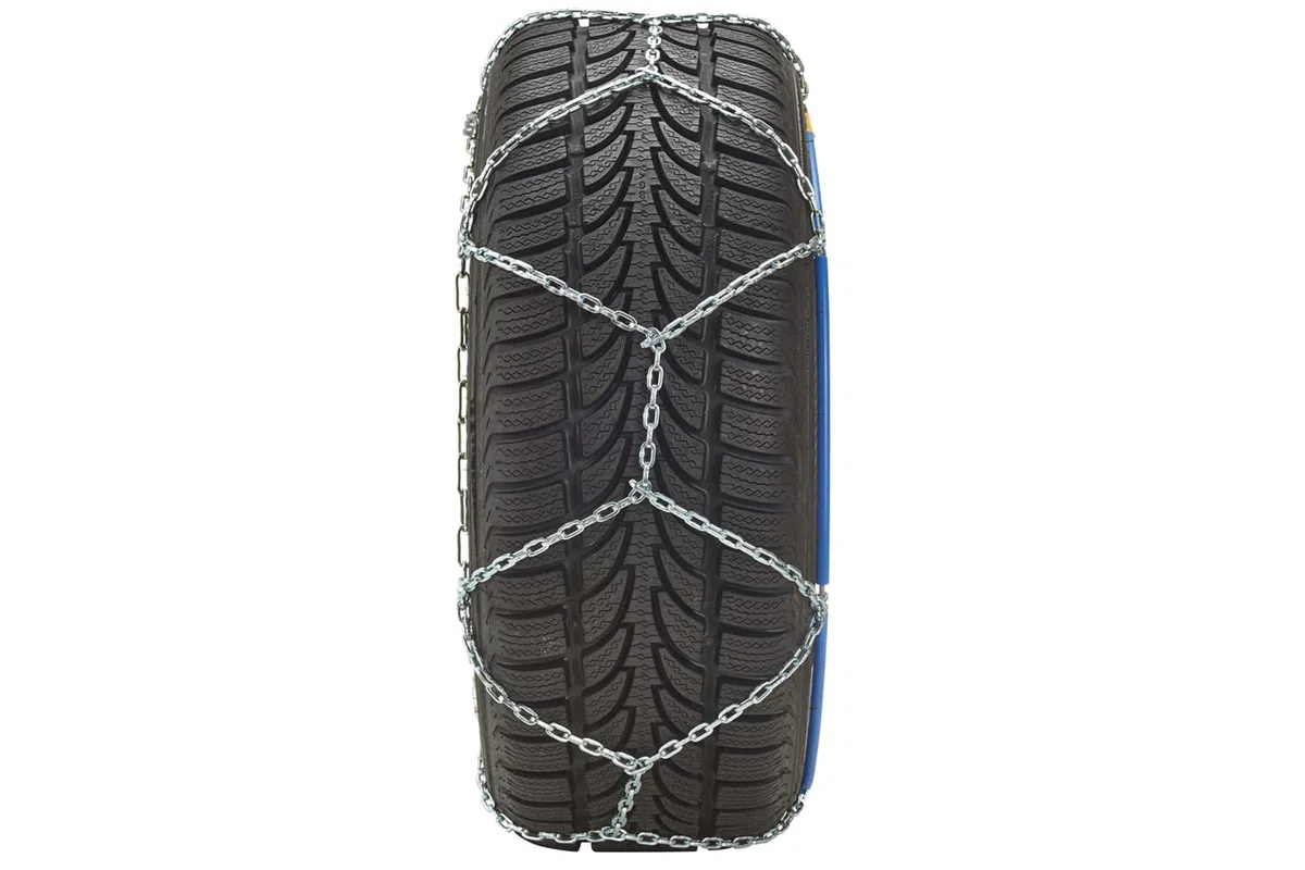 KÖNIG Catene da Neve Zip Ultra 9 gr. 80 per Auto, Maglie da 9 mm Autotensionanti per Pneumatici 205/70/13, Trazione su Ghiaccio e Neve con Omologazione ÖNORM V5117