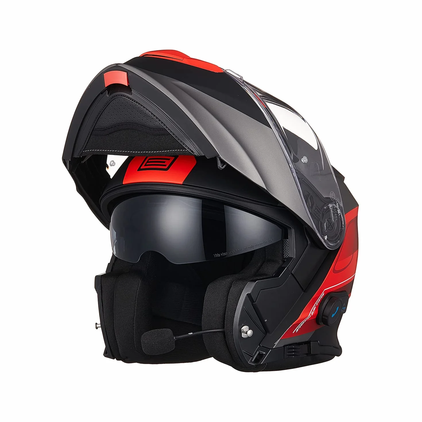 ORIGINE Casco Moto Modulare Bluetooth Omologato ECE Voice Dial Casco Moto Chiamata Vivavoce 22-06
