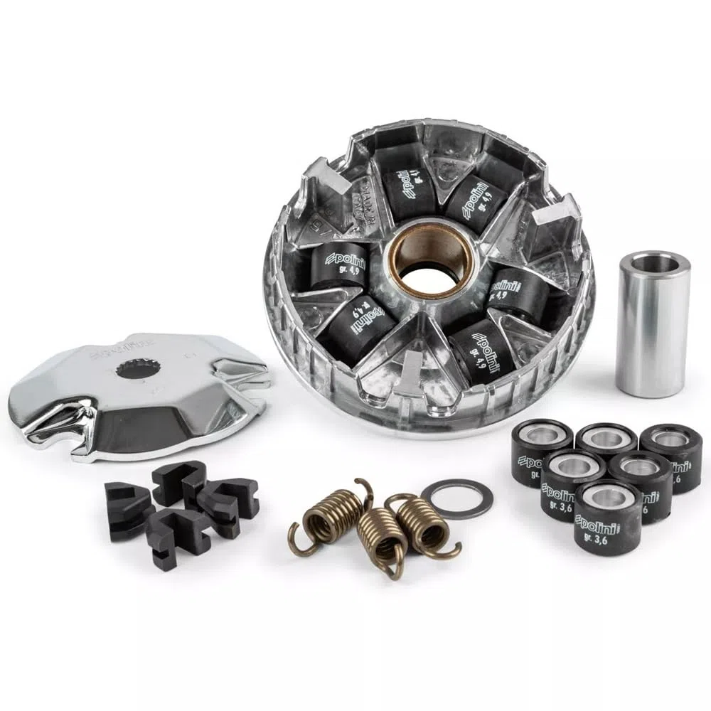 P O L I N I 241.301 Variatore HI-SPEED per Motore Minarelli Y a m a h a M B K - Compatibile con Booster, Aerox, Nitro, F12 Phantom, Scarabeo, SR 50, Ark - Kit Variatore Scooter 50cc 2T