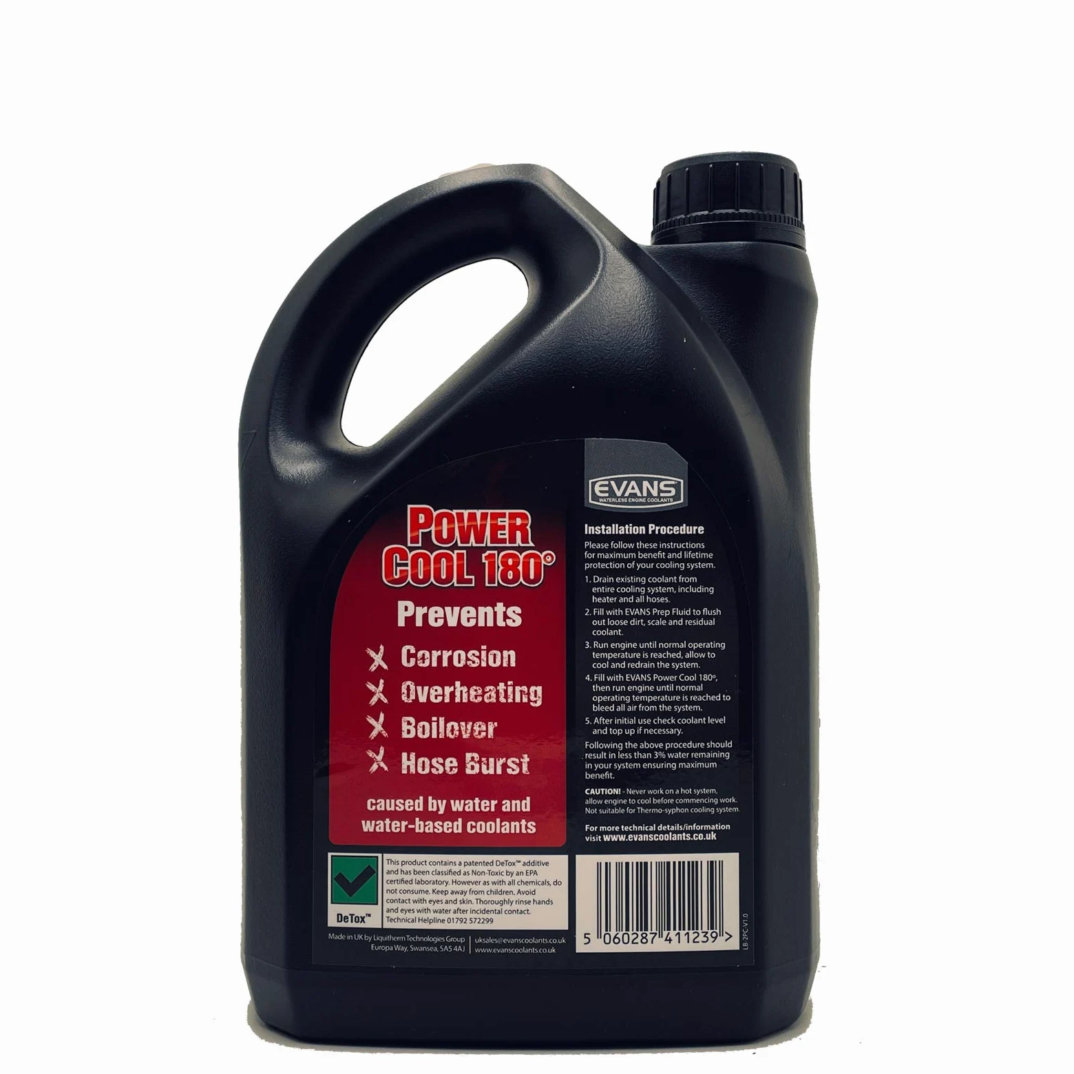 Evans Power Cool 180 – senz' acqua raffreddamento motore per auto da corsa & performance – 2 litri