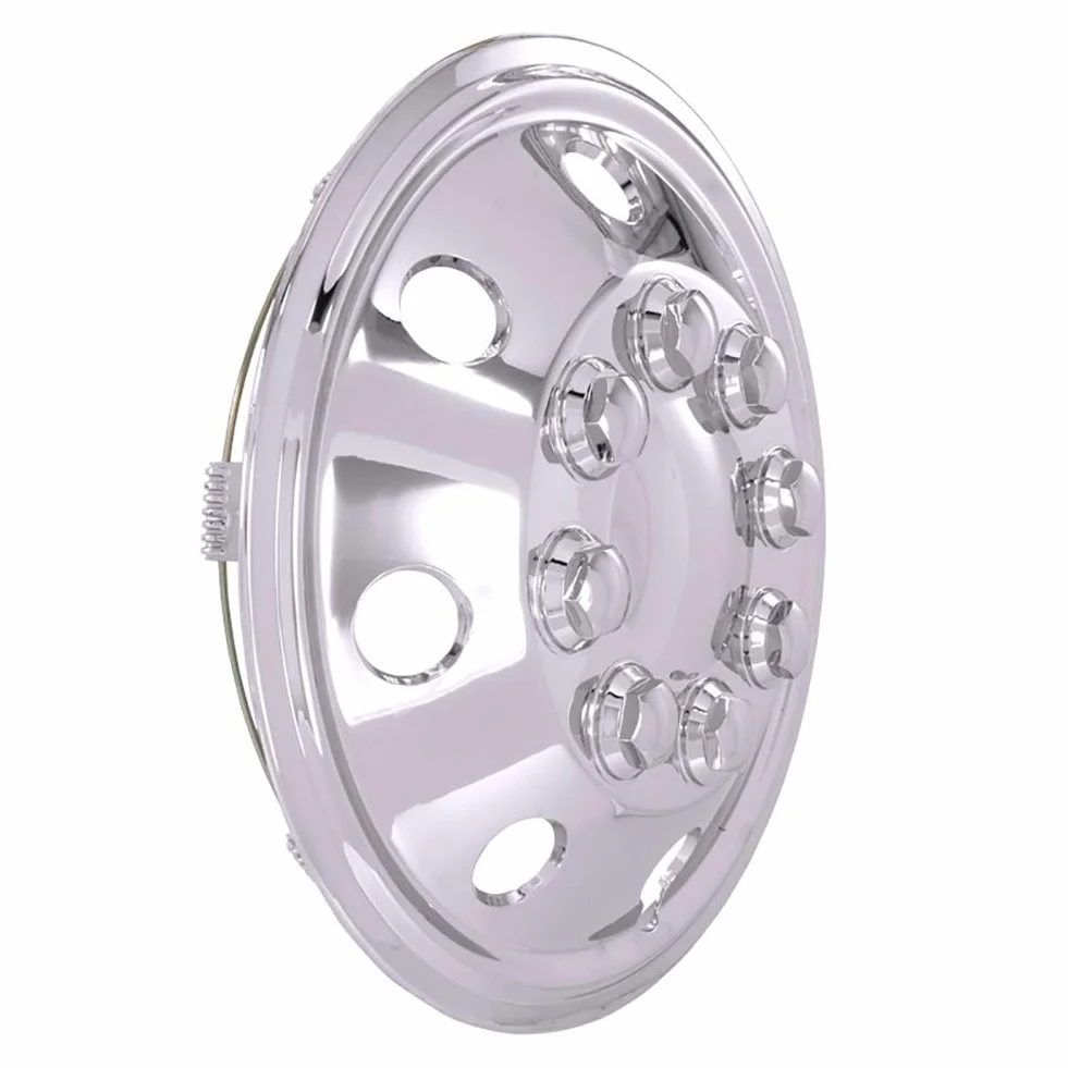 Set Copricerchio Utah 15 Cromato, 4 Pezzi
