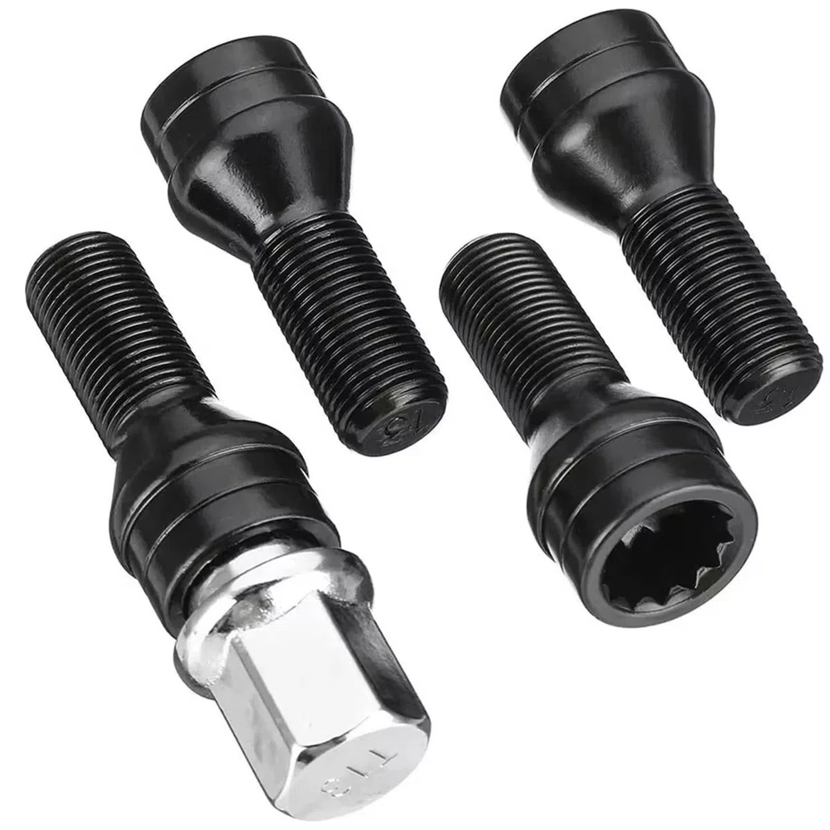 Bulloni ruota auto Compatibile Con BMW Per I8 2014 Kit Di Ricambio Per Cerchi In Lega Da 4 Pezzi Dadi Ruota Compatti Per Auto OEM: 36136776076