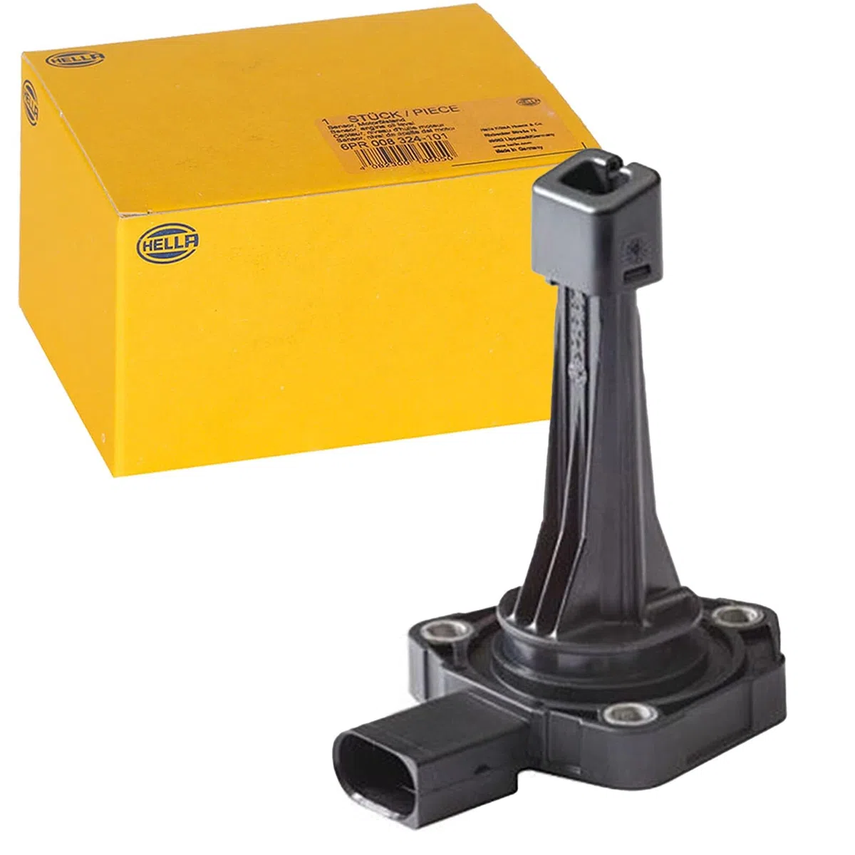 HELLA 6PR 009 622-121 Sensore, Livello olio motore - 3a... poli - con guarnizione | Compatibile con: HYUNDAI GRAND SANTA FÉ, i20 ACTIVE, i20 II, i20 II Coupe, i30, i30, i30, i30 Coupe, i30 FASTBACK, i30 Kombi