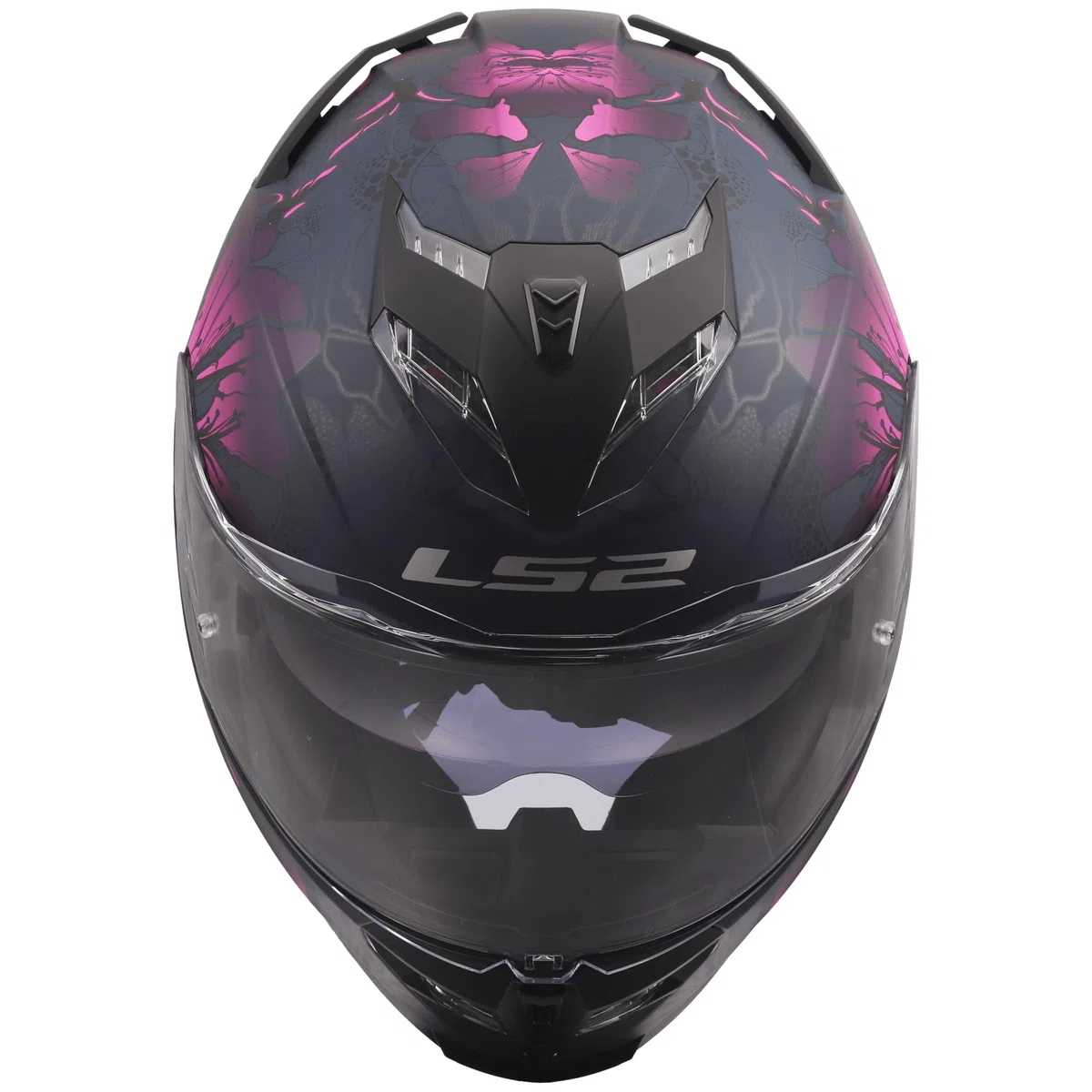 LS2, Casco Moto Integrale STORM III BURST Black Pink, XXS
