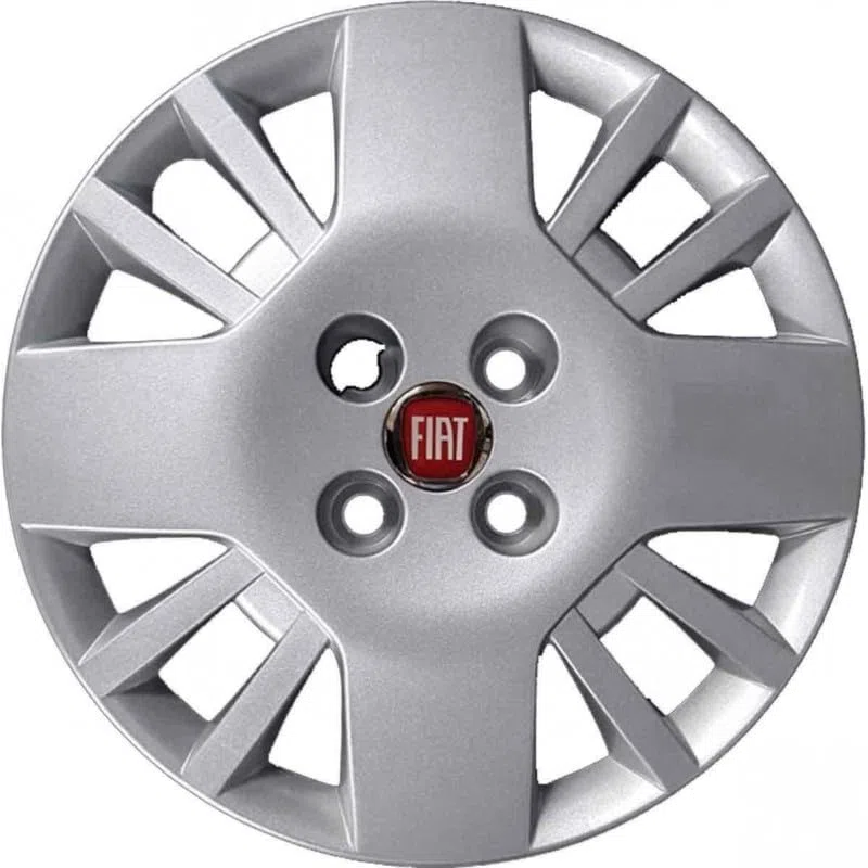 KIT 4 COPRICERCHI ADATTABILI - PER FIAT FIORINO 2008 - DIAMETRO 14" - NON ORIGINALI