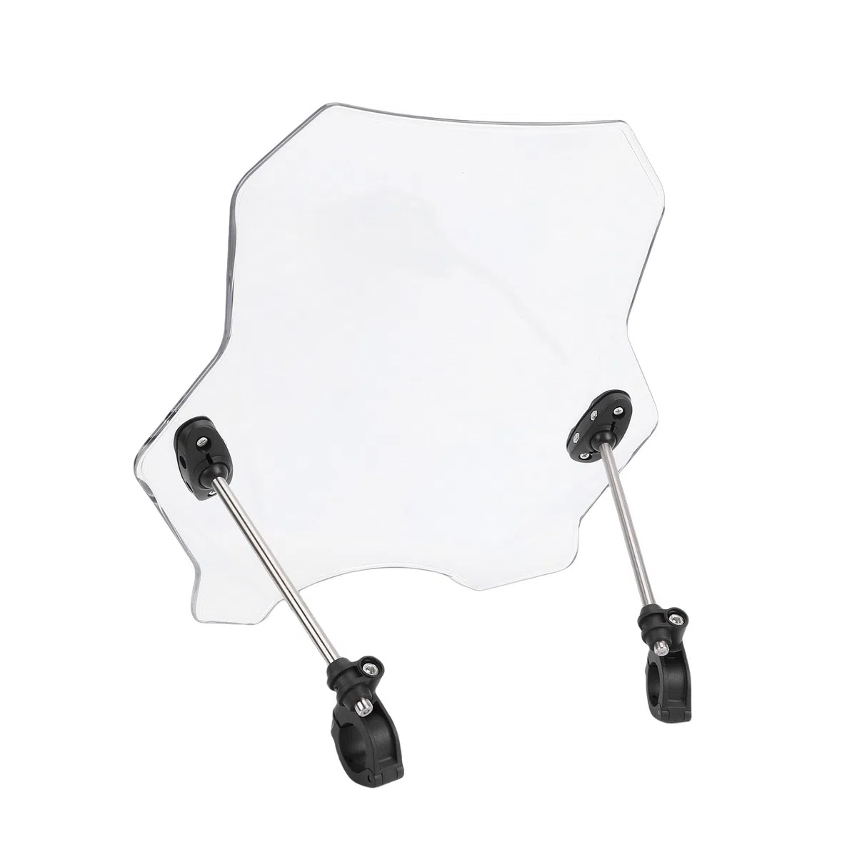 Parabrezza Trasparente, Deflettore Antivento Regolabile, Parabrezza in Plastica di Alta qualità per Manubri da 22 Mm, 25 Mm e 28