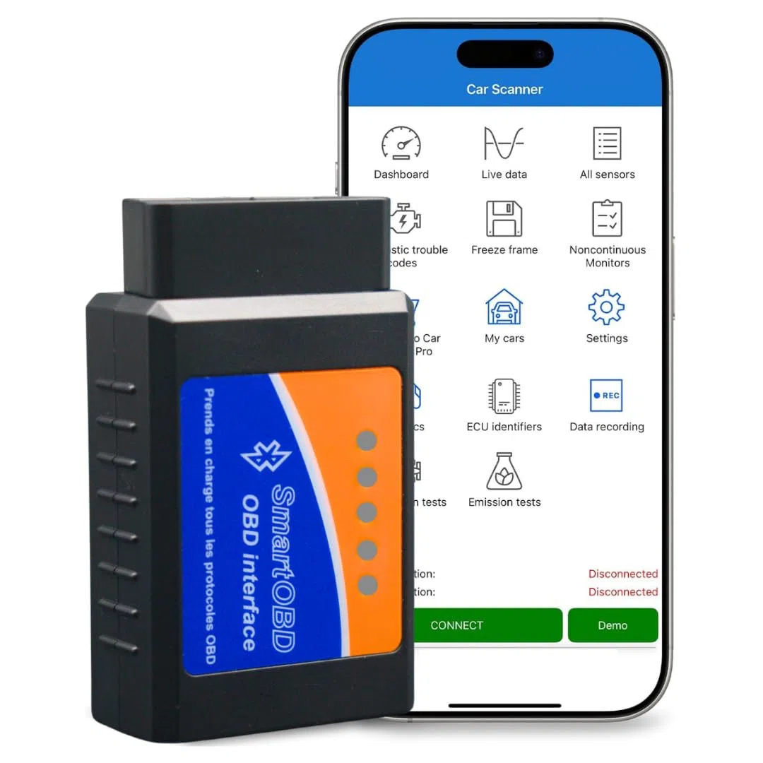 OBD Bluetooth - Diagnosi Auto OBD-II | Leggi e Cancella i Codici di Errore in 3 Minuti | Compatibile con Tutti i Veicoli | Scanner OBD - Assistenza 7 giorni su 7
