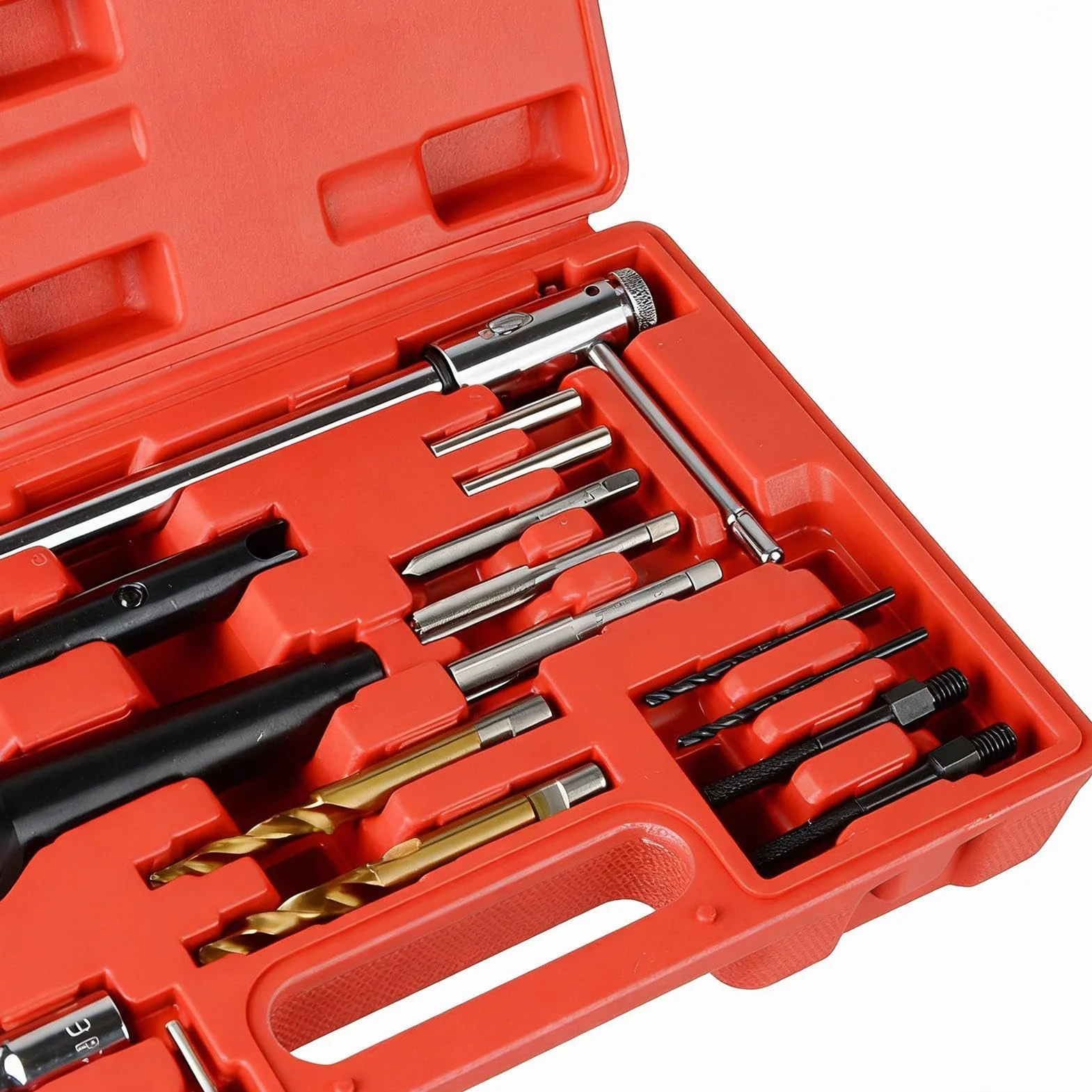 Strumento di rimozione della spina del motore, 16 pezzi M8 M10 con custodia, strumento di rimozione della spina del motore, per professionisti tecnici garage manutenzione stagionale