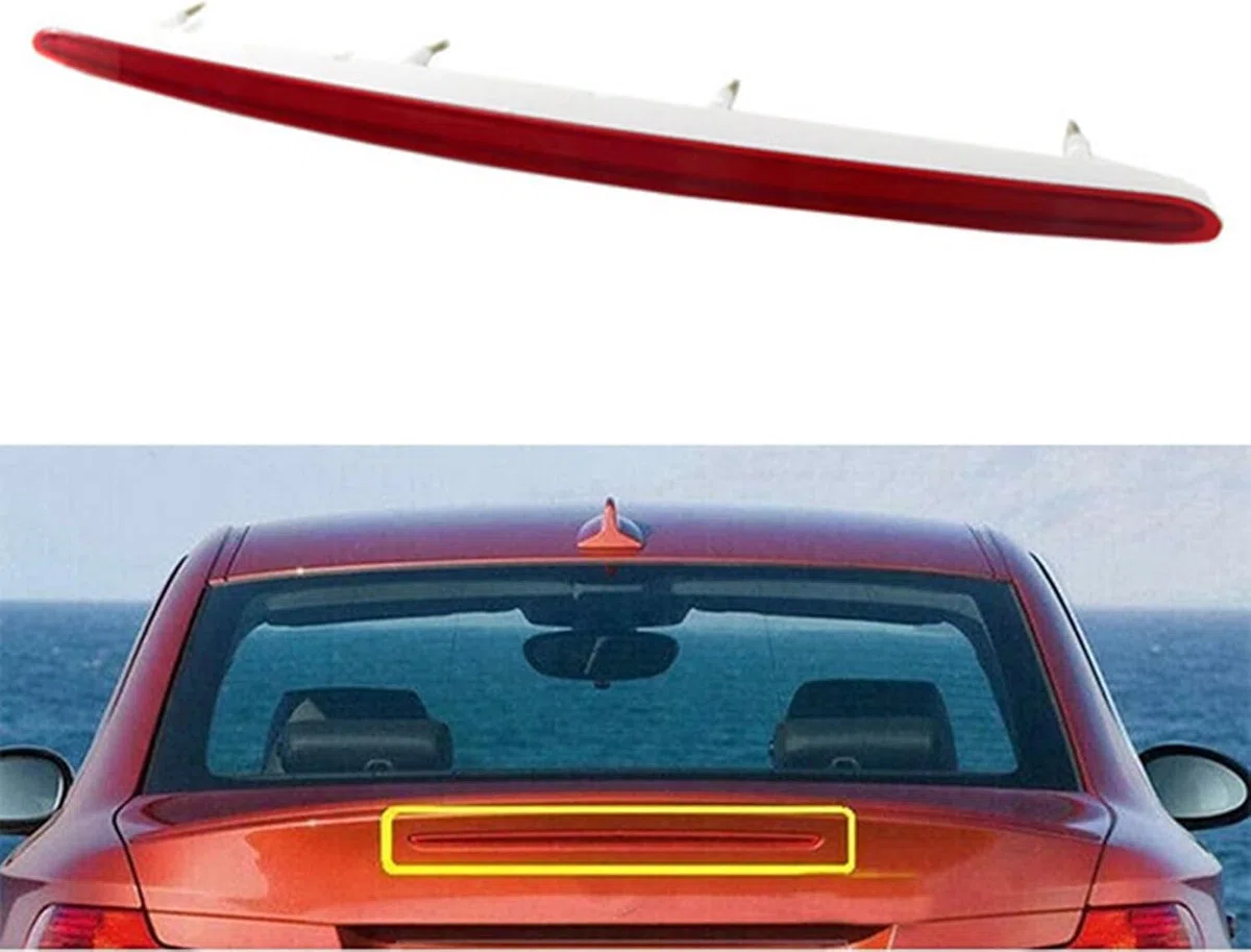 Luce freno, terza luce del freno, fanale posteriore a LED, terza luce freno aggiuntiva per auto, luce freno posteriore per BMW Serie 1 128i 135i E82 E88 63257164978 2007-2013