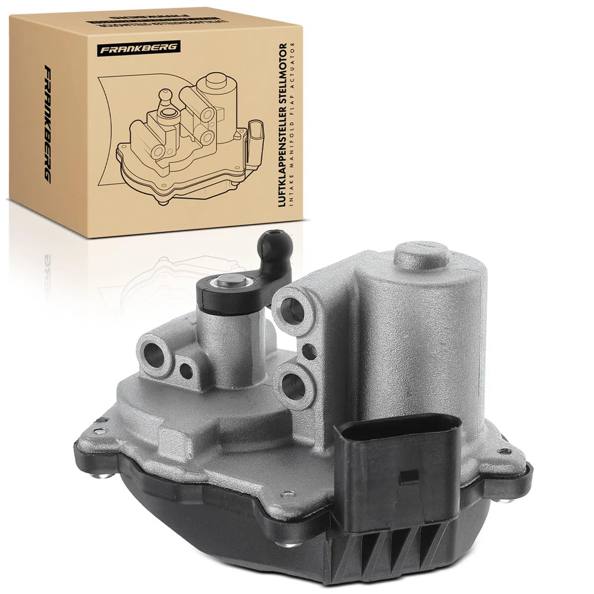 Frankberg Servomotore per regolazione serrande d'aria Serrande a vortice per II Superb II Yeti Beetle Golf V Variante IV 2.0 TDI Diesel 2005-2018 03L129086V