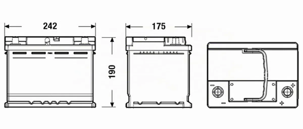 Batteria di avviamento Exide EI600