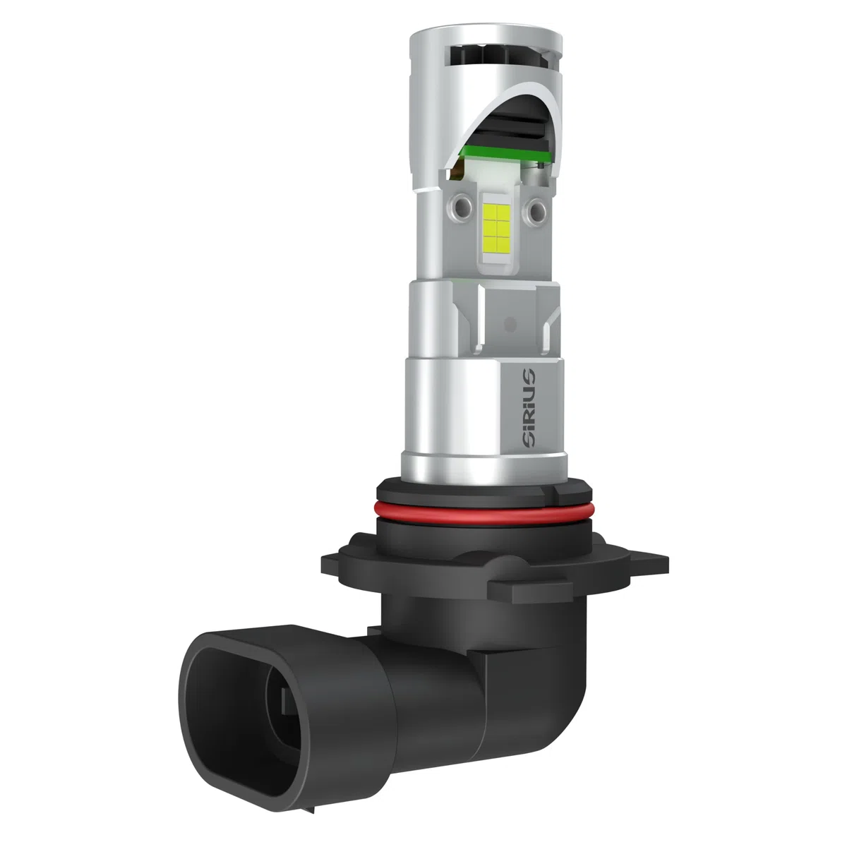 Sirius AIR LED HIR2 – Kit 2 Lampade Auto 12V 6500K, 2540 Lumens, Ventola Superiore Anti-Polvere, Raffreddamento Diretto Chip, Dimensioni Compatte, Attacco PX22d, ECE R37