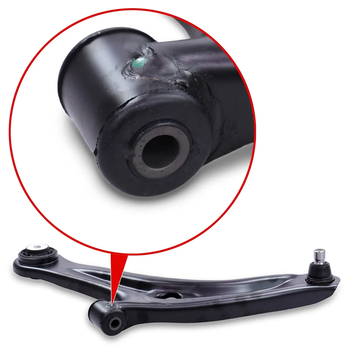 BESTPRICE 2x braccio di controllo asse anteriore sinistro e destro, 2x asta di accoppiamento anteriore Compatibile con FORD FIESTA Mk6 (CB1, CCN), FIESTA Mk6 Van, MAZDA 2 (DE_, DH_)