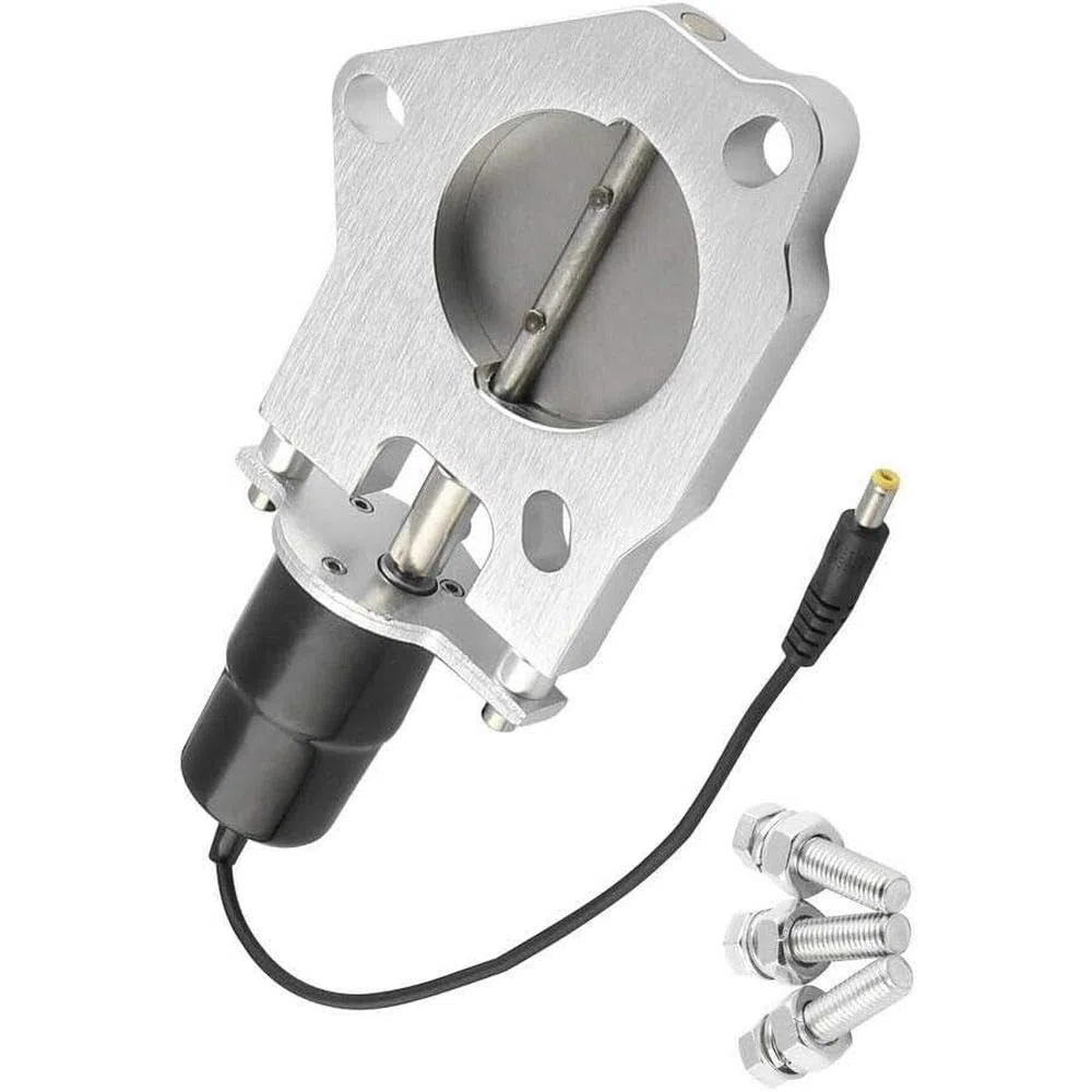 Baceyong, Valvola scarico auto, camion elettrico tubo di scarico valvola elettrica telecomando universale valvola 2,5 pollici