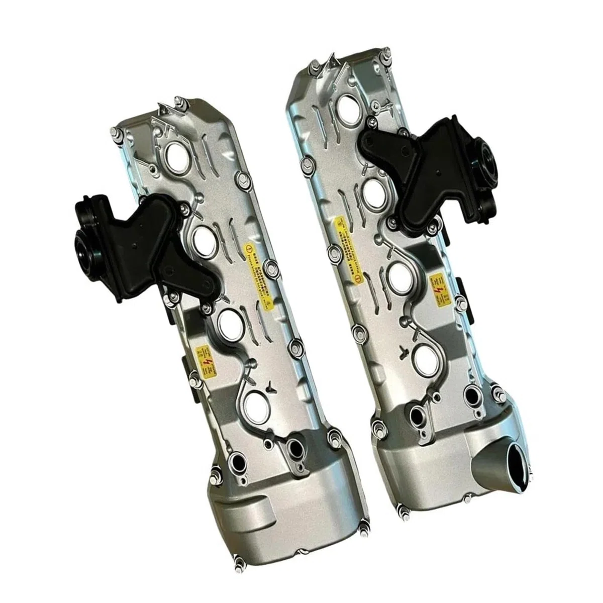 Guarnizione Coperchio Punterie 11127848153 11127848154 Coperchio Valvola In Alluminio Con Guarnizione Bulloni Separatore Olio Per BMW 1E90 E92 E93 S65 Per M3(A Pair)