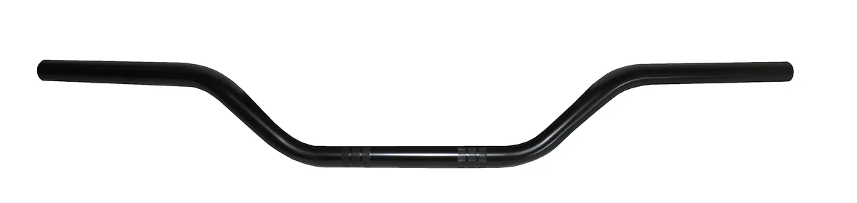 Manubrio Accossato nero in acciaio per Bmw F 650 GS/Paris Dakar dal 1999 al 2007 (CC 650), diametro 22 mm, altezza alta