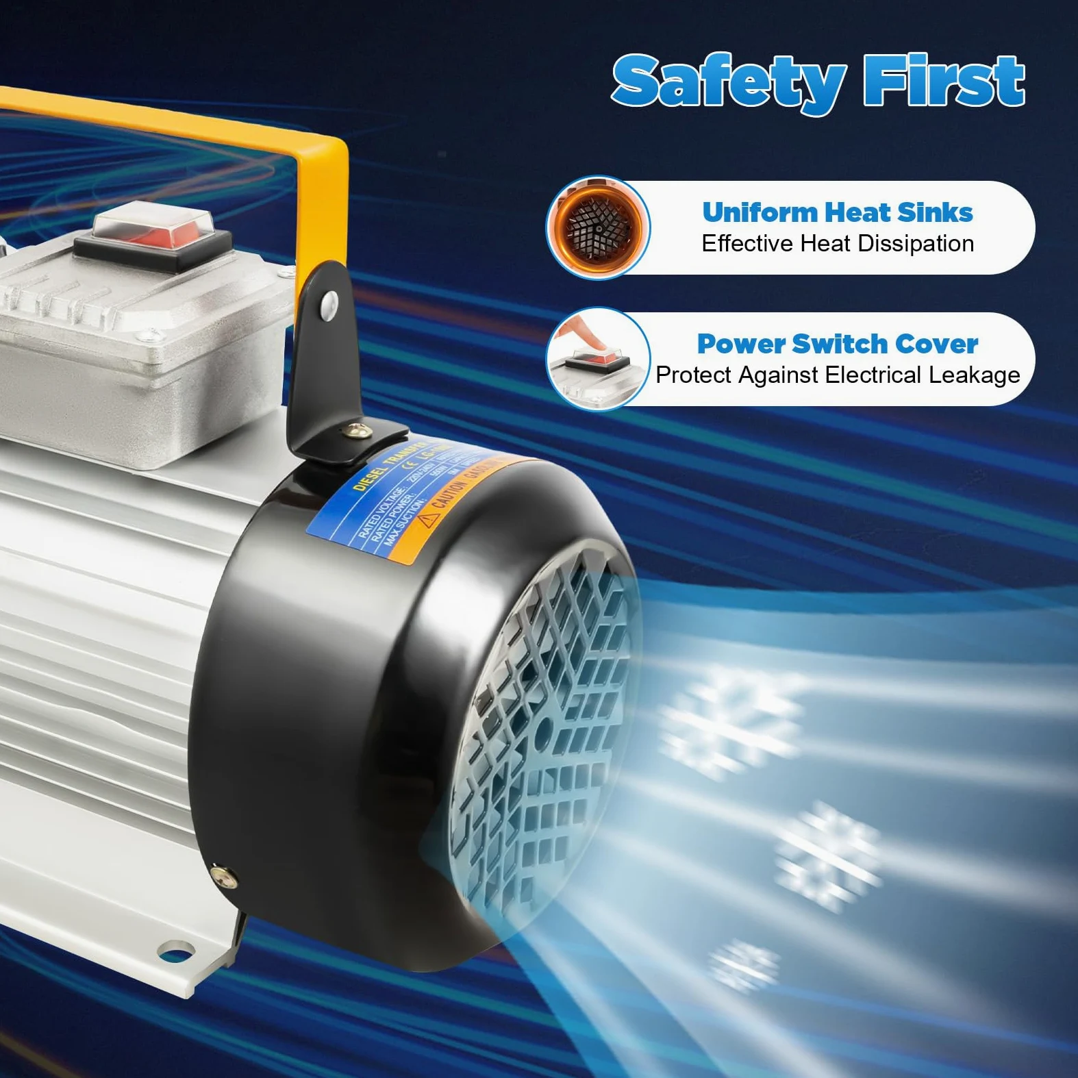Pompa di carburante elettrica autoadescante diesel 550 W 220 V estrazione olio trasferimento carburante diesel