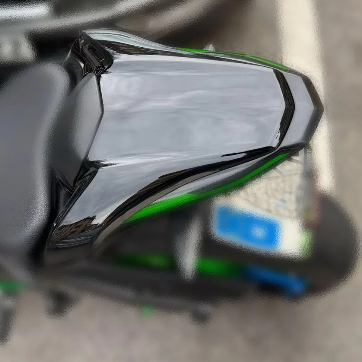 Coprisedile per sedile posteriore Coda del sellino passeggero Carenatura Replacement for sedile singolo Z900 Z 900 Z-900 2017-2021 2022 2023 2024 Accessori (Nero)