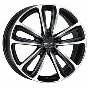 1 CERCHIO IN LEGA MAK MAGMA 6,5X16 4X108 ET15 C.B.65,1 BLACK MIRROR
